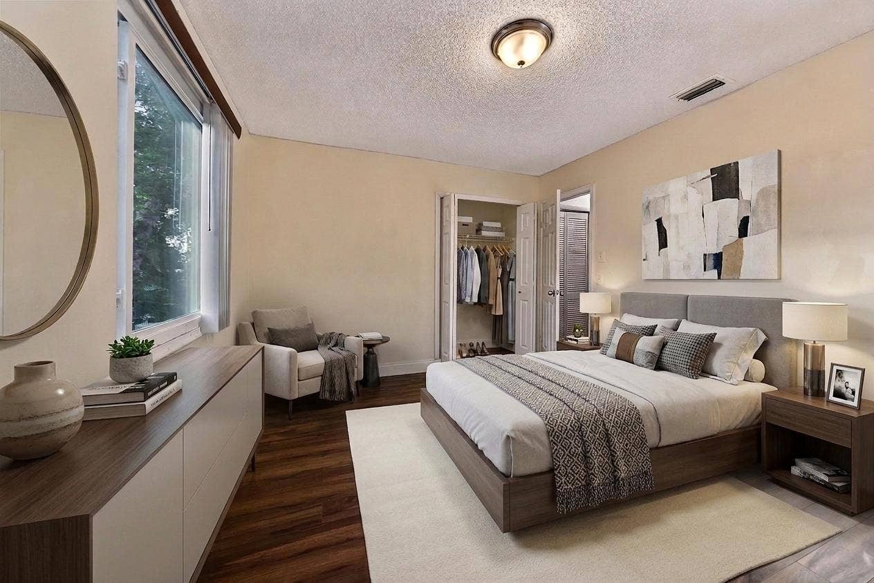 191 NE 6th Court, Dania Beach, FL 33004 3rd Bedroom - 2nd Floor - Staged