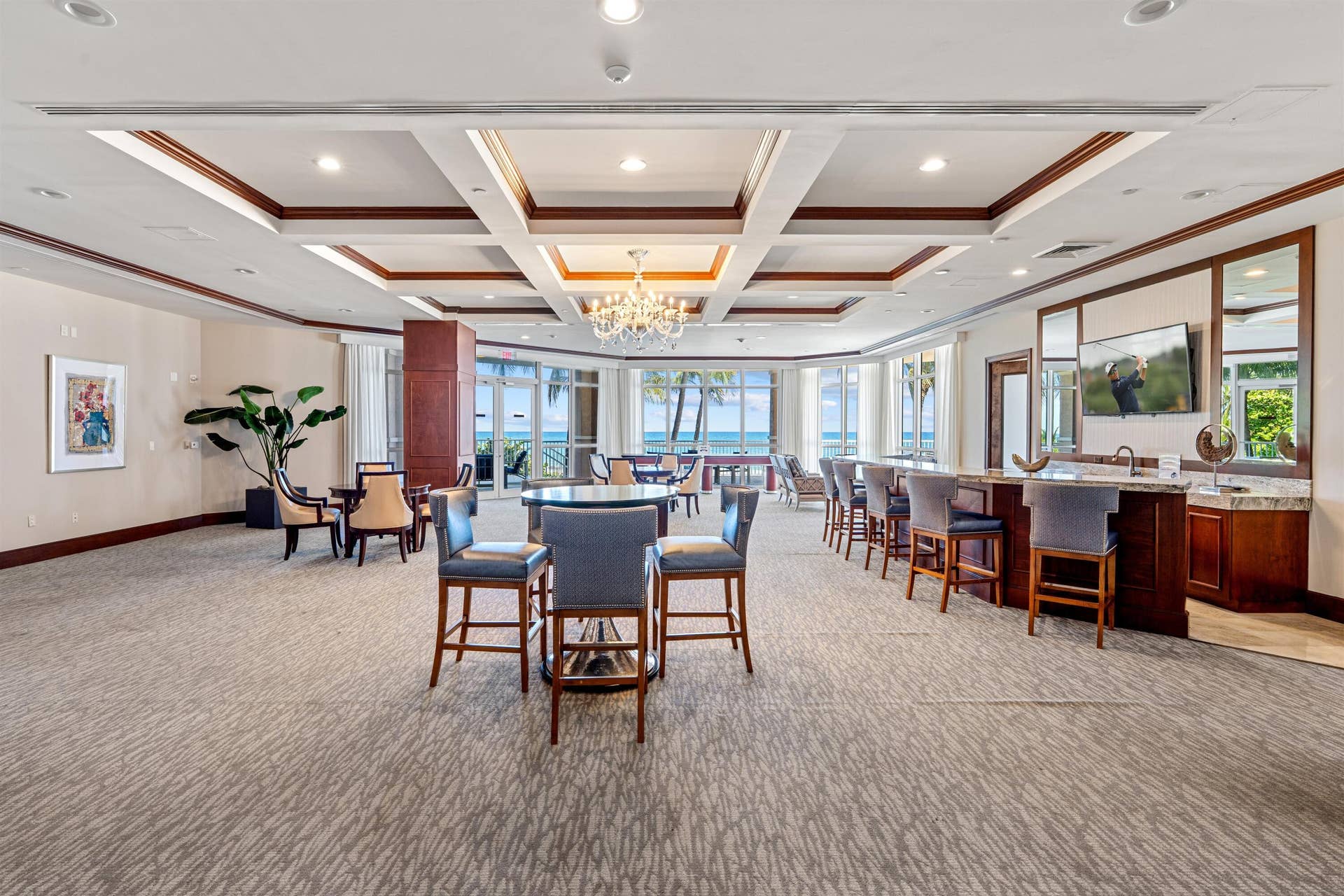 1460 S Ocean Boulevard, #804, Lauderdale By The Sea, FL 33062 COMMUNITY CLUB ROOM