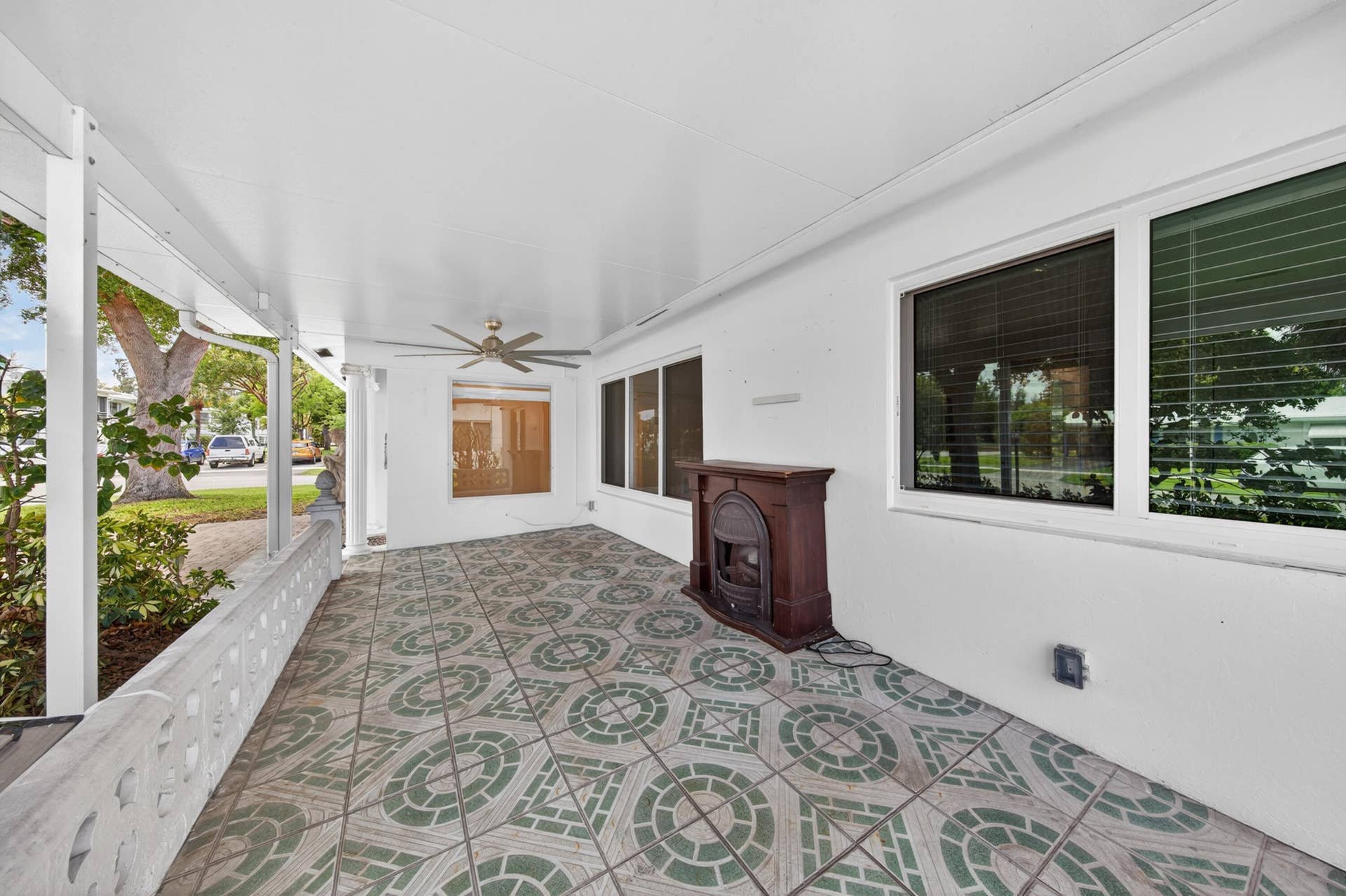 391 Leisure Boulevard, Pompano Beach, FL 33064 Front porch and IMPACT WINDOWS / DOORS (2023)