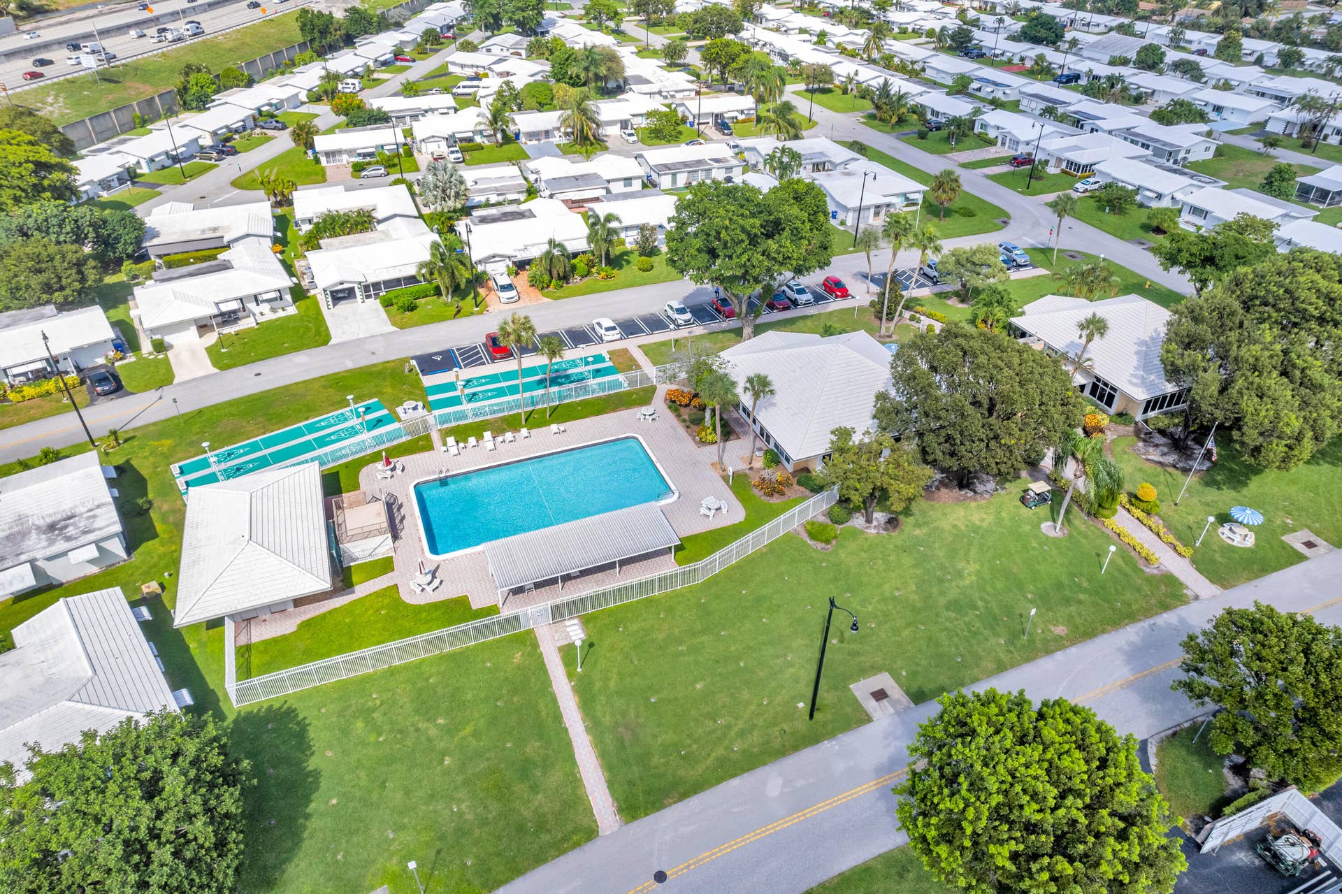 391 Leisure Boulevard, Pompano Beach, FL 33064 North Clubhouse Aerial