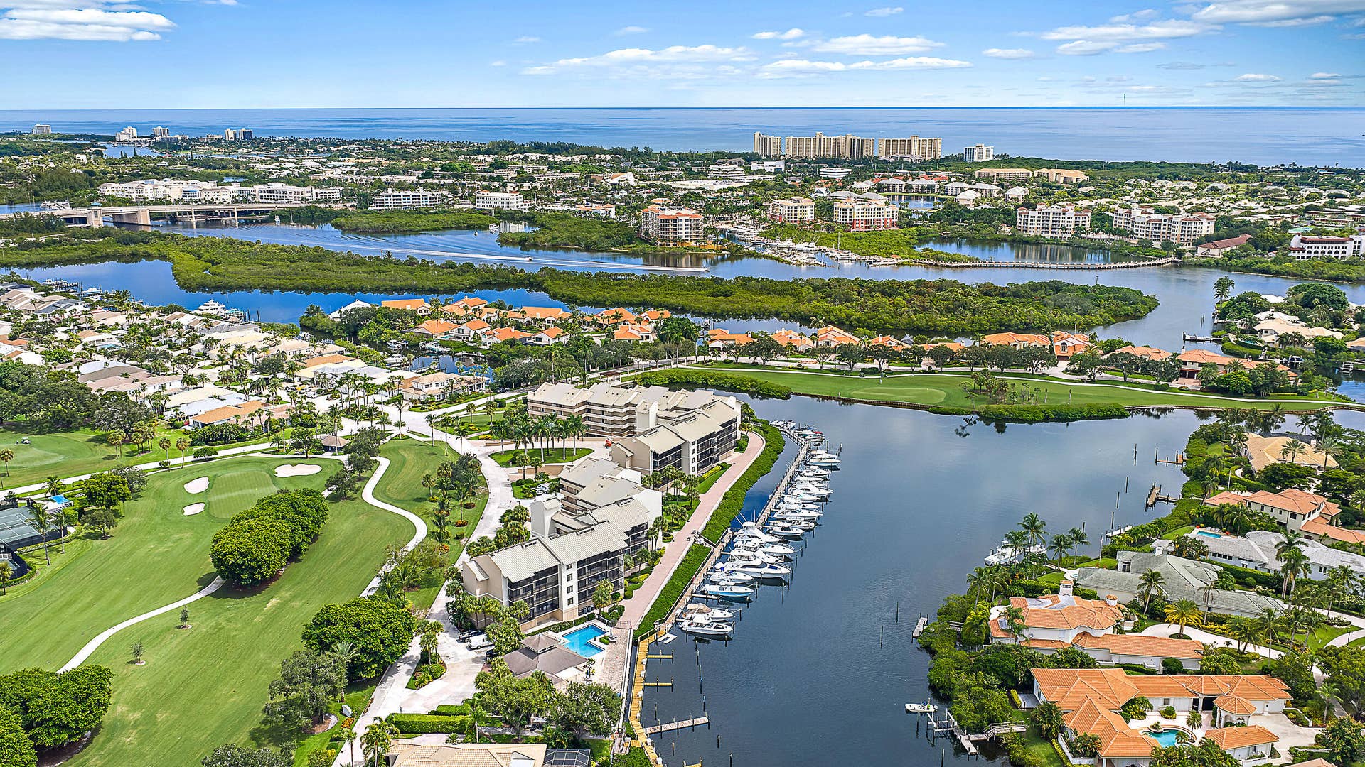 16910 Bay Street, #E204, Jupiter, Jupiter, FL 33477 Aerial of Community