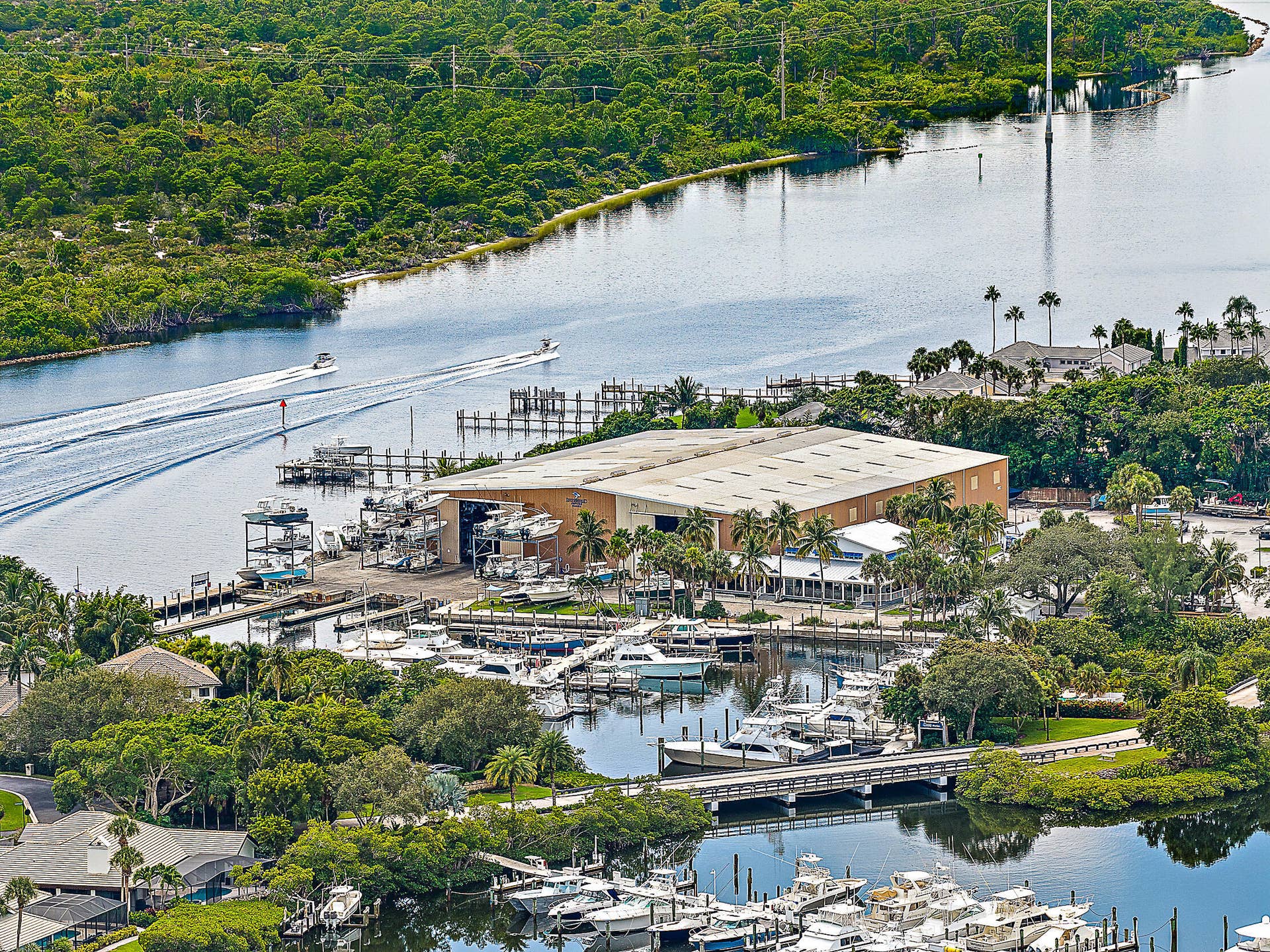 16910 Bay Street, #E204, Jupiter, Jupiter, FL 33477 Main Marina Aerial