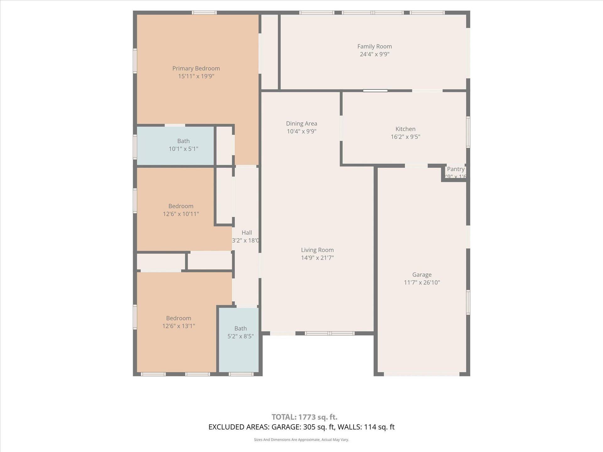 22267 SW 57th Avenue, Boca Raton, FL 33428 Floor Plan