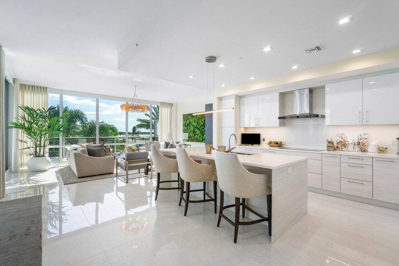 3 Water Club Way, #401, North Palm Beach, FL 33408 View from kitchen