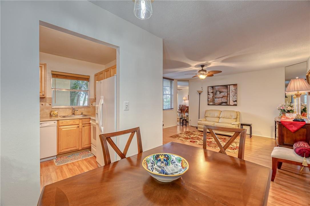 2400 NE 10th Street, #204, Pompano Beach, Pompano Beach, FL 33062 Dining to Living Room