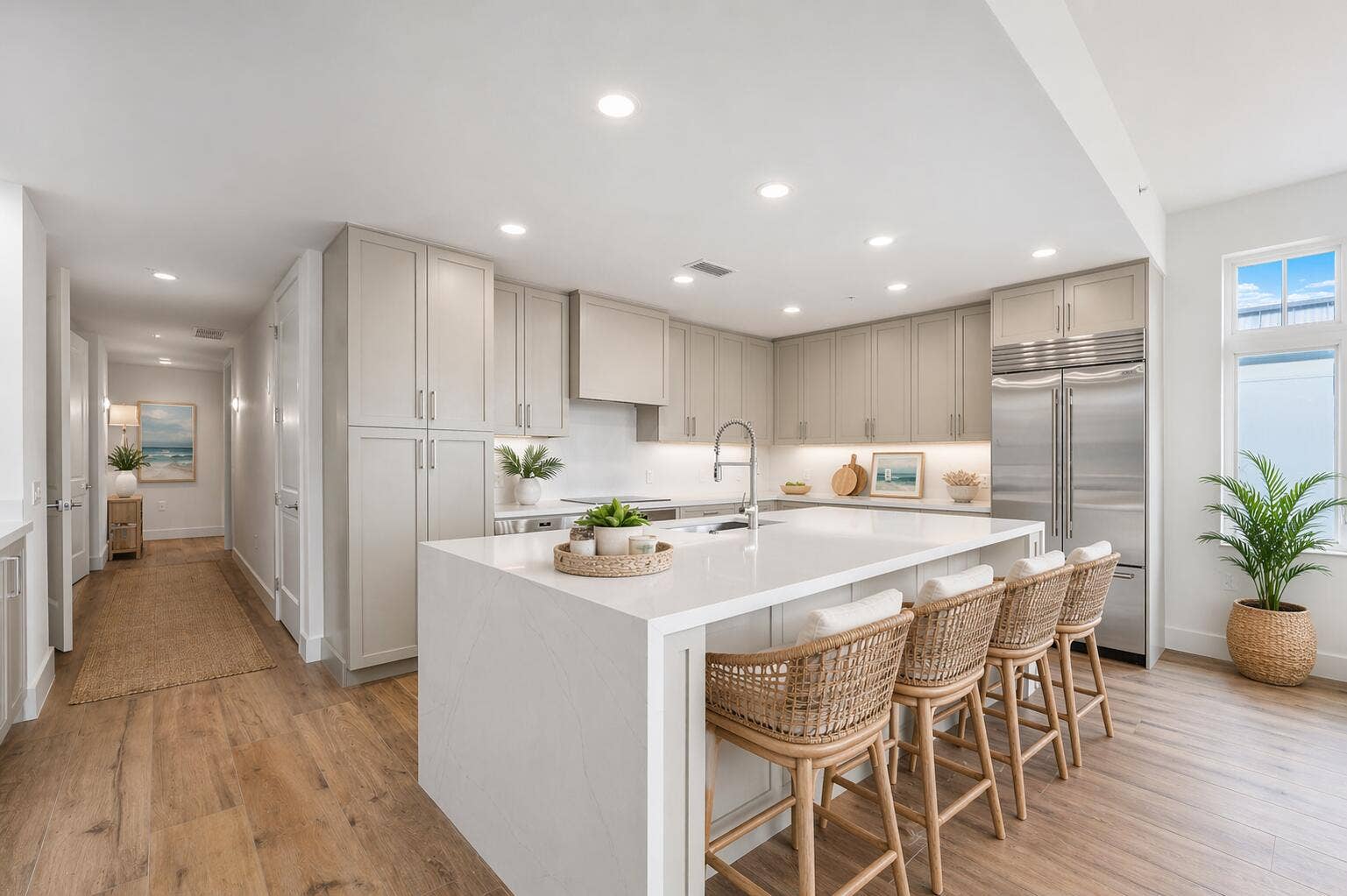 180 Lake Drive, #2304, Palm Beach Shores, FL 33404 Virtually Staged Kitchen