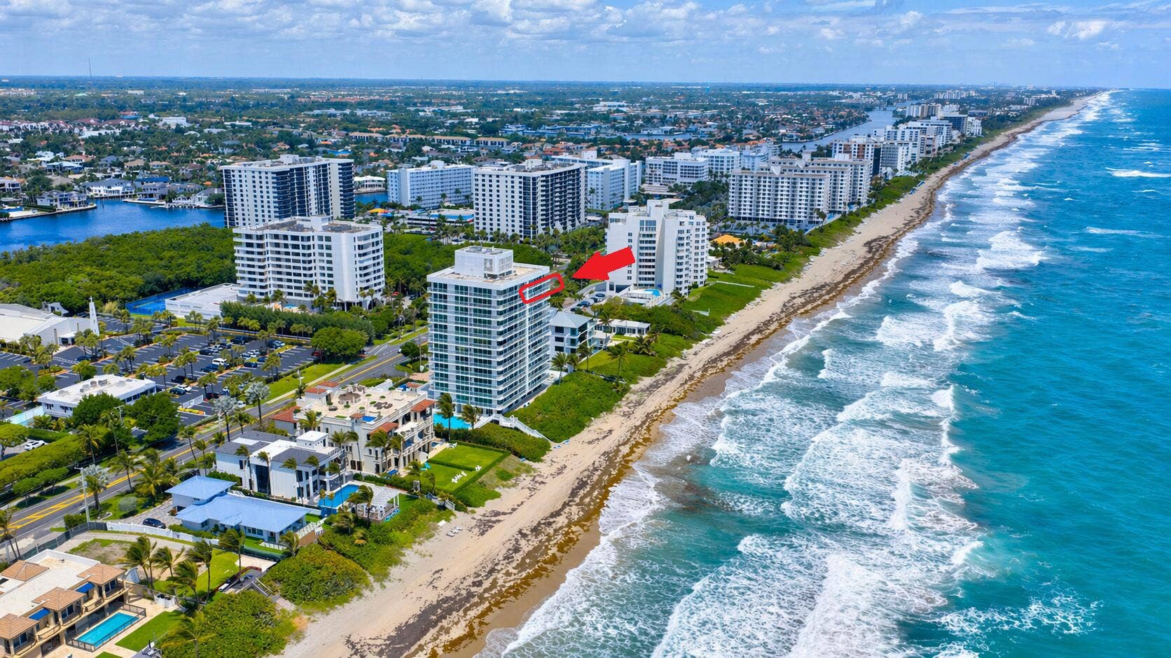 3505 S Ocean Boulevard, #14n, Highland Beach, FL 33487 Birds eye view