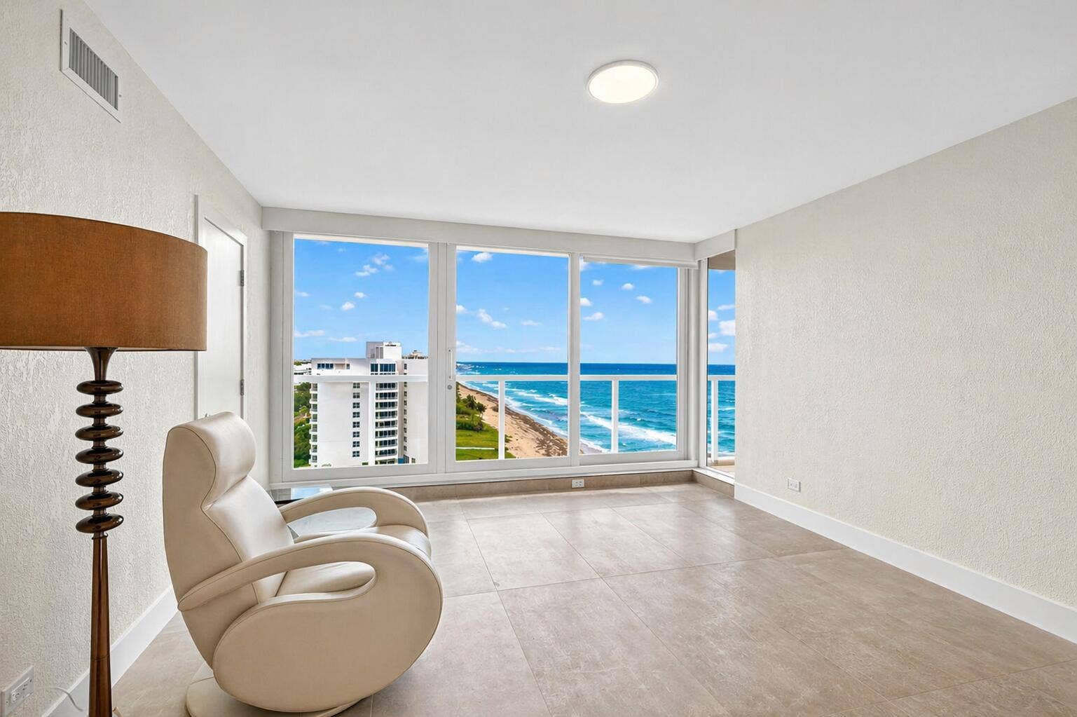 3505 S Ocean Boulevard, #14n, Highland Beach, FL 33487 Second bedroom with ocean views