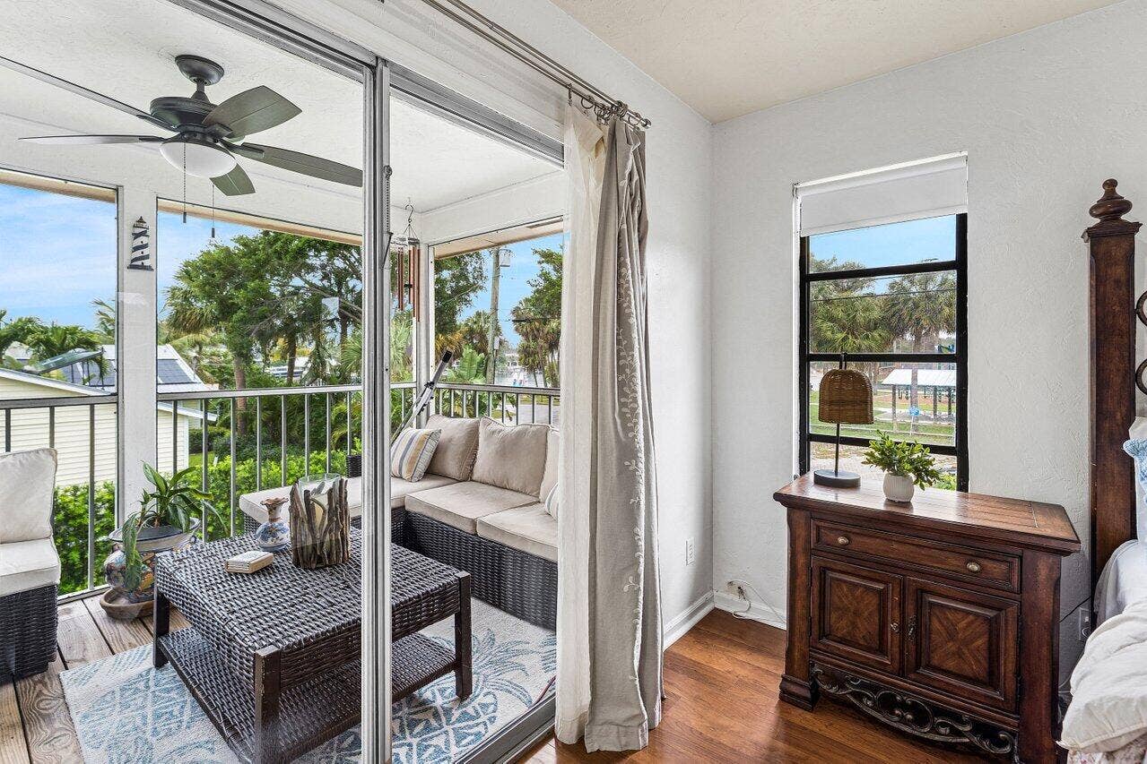 2101 N Palm Circle, North Palm Beach, FL 33408 Main Primary Bedroom/Balcony