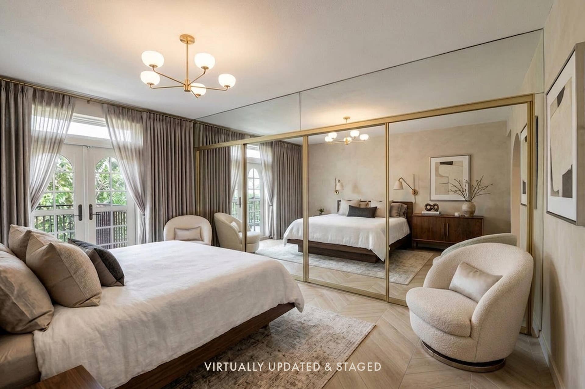 3475 S Ocean Boulevard, #116, Palm Beach, FL 33480 Virtually Renovated Master Bedroom