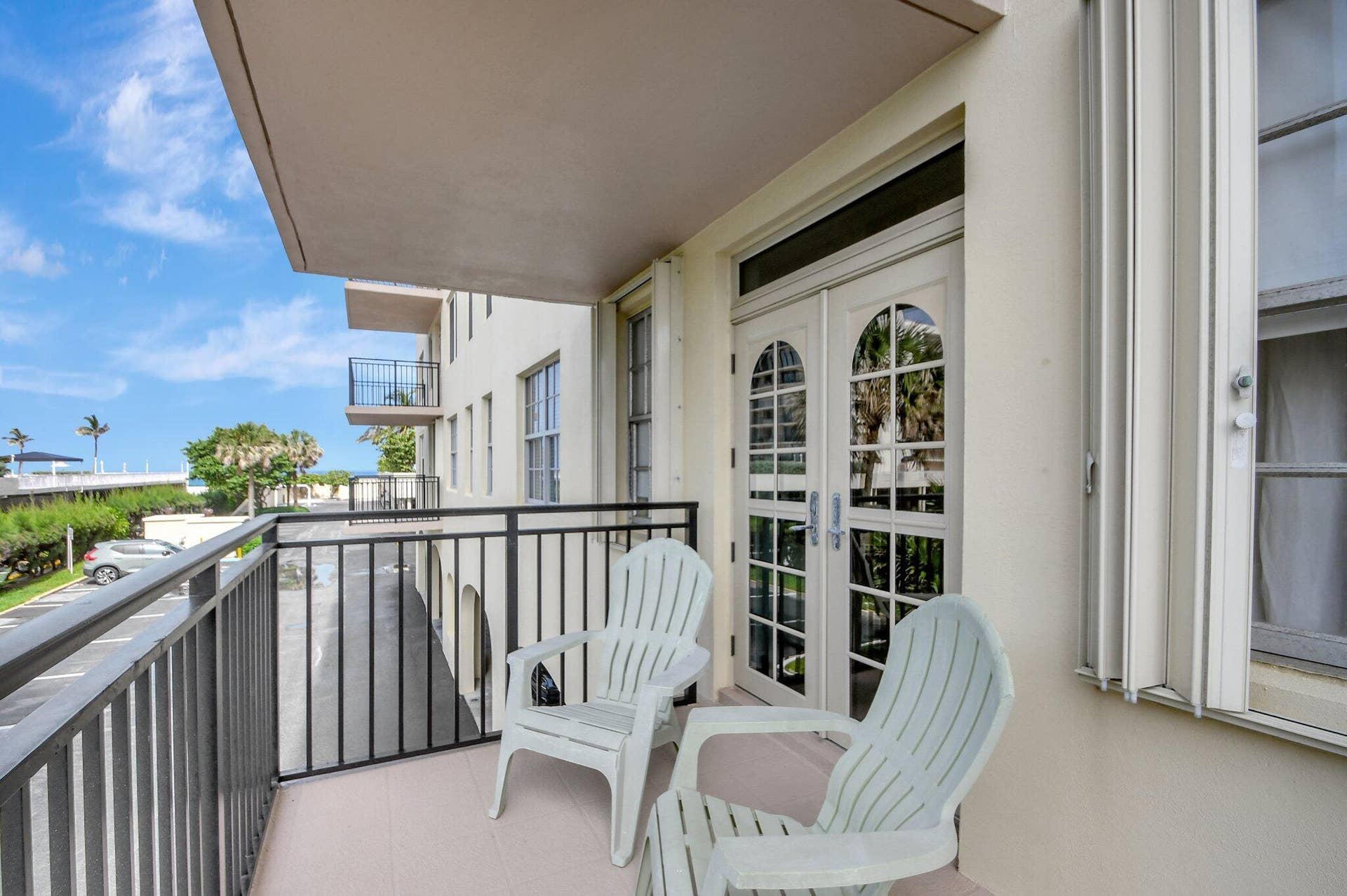 3475 S Ocean Boulevard, #116, Palm Beach, FL 33480 Master Bedroom Private Balcony