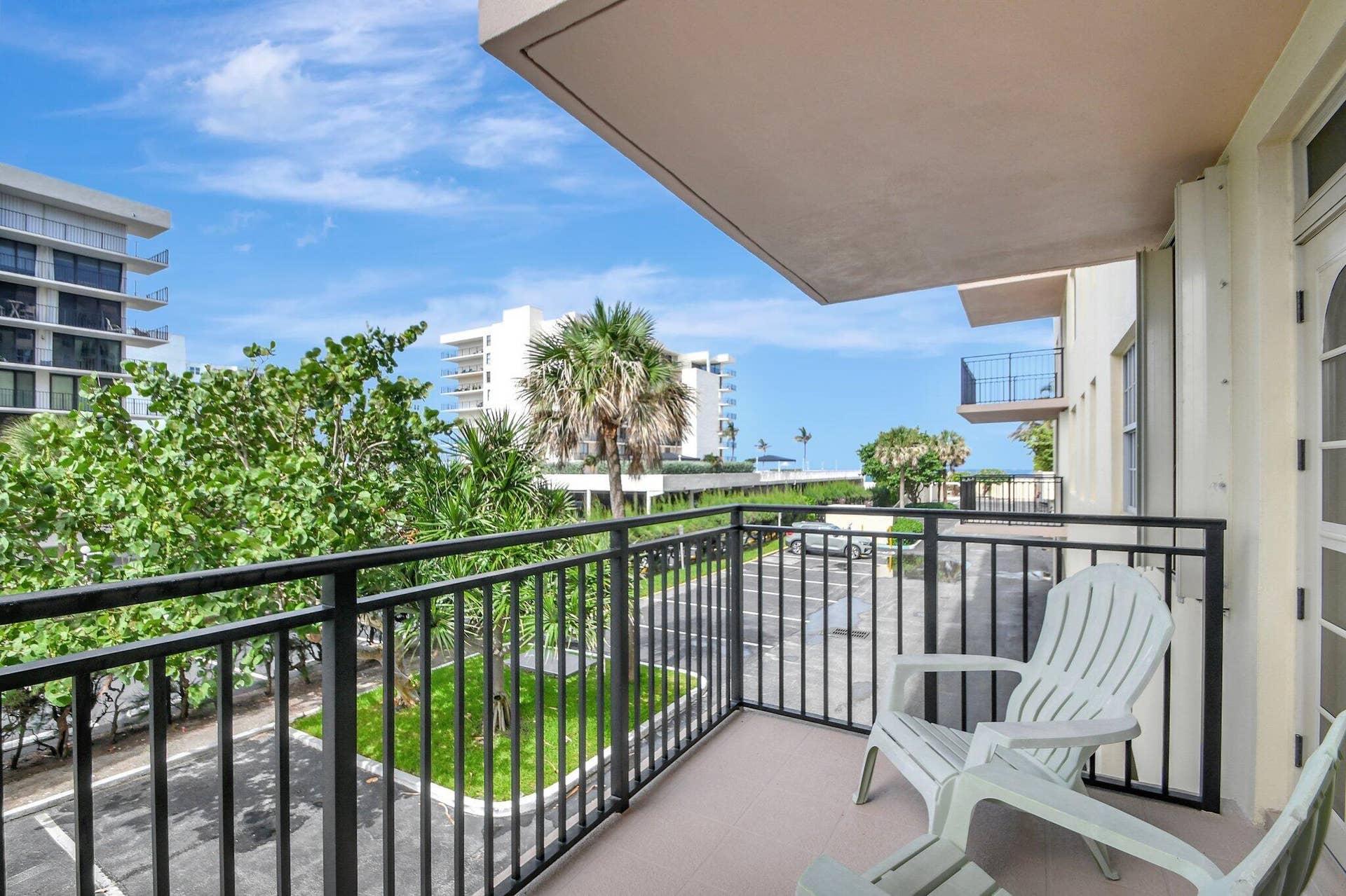 3475 S Ocean Boulevard, #116, Palm Beach, FL 33480 Master Bedroom Private Balcony