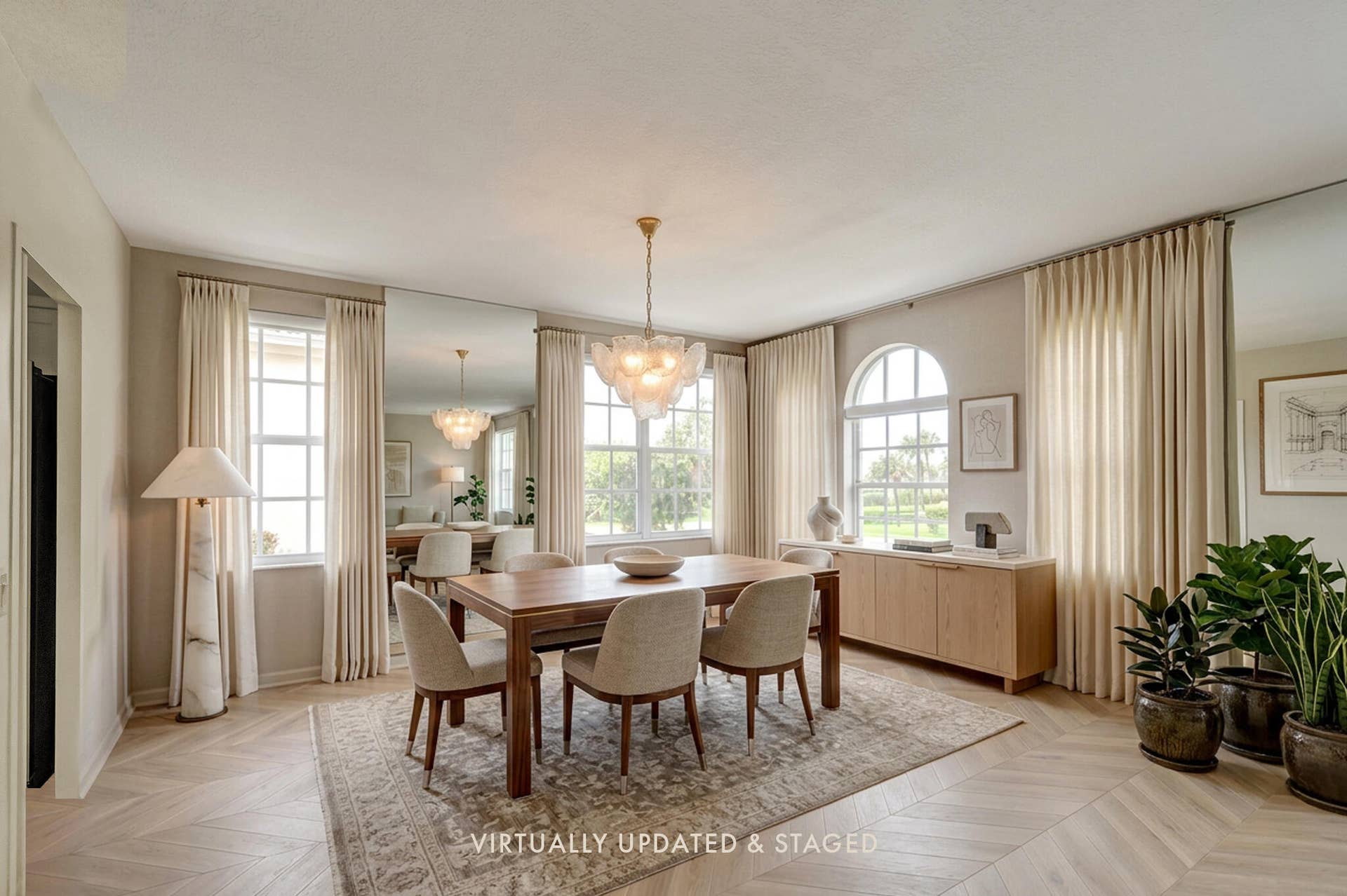 3475 S Ocean Boulevard, #116, Palm Beach, FL 33480 Virtually Renovated Dining Room