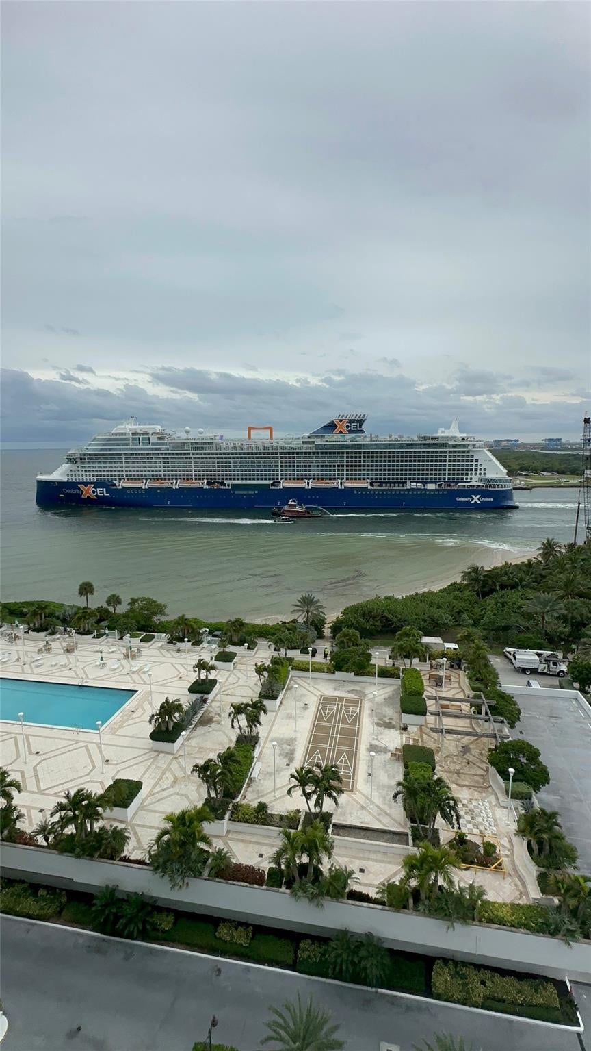 2100 S Ocean Lane, #1202, Fort Lauderdale, FL 33316 Watch the cruise ships go by from your oversized wrap around balcony.