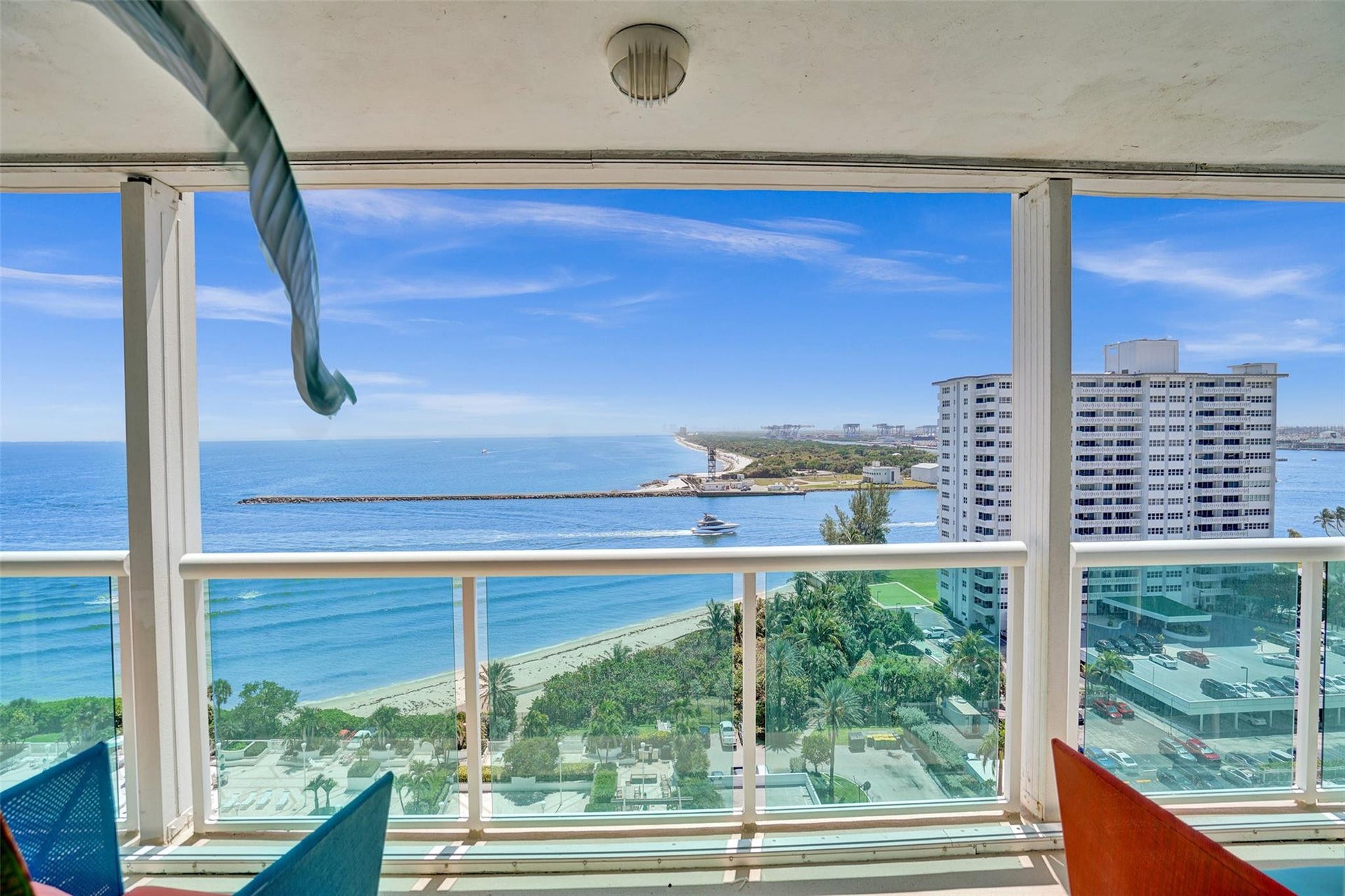 2100 S Ocean Lane, #1202, Fort Lauderdale, FL 33316 Relax on your large wrap around balcony facing south with breathtaking views!