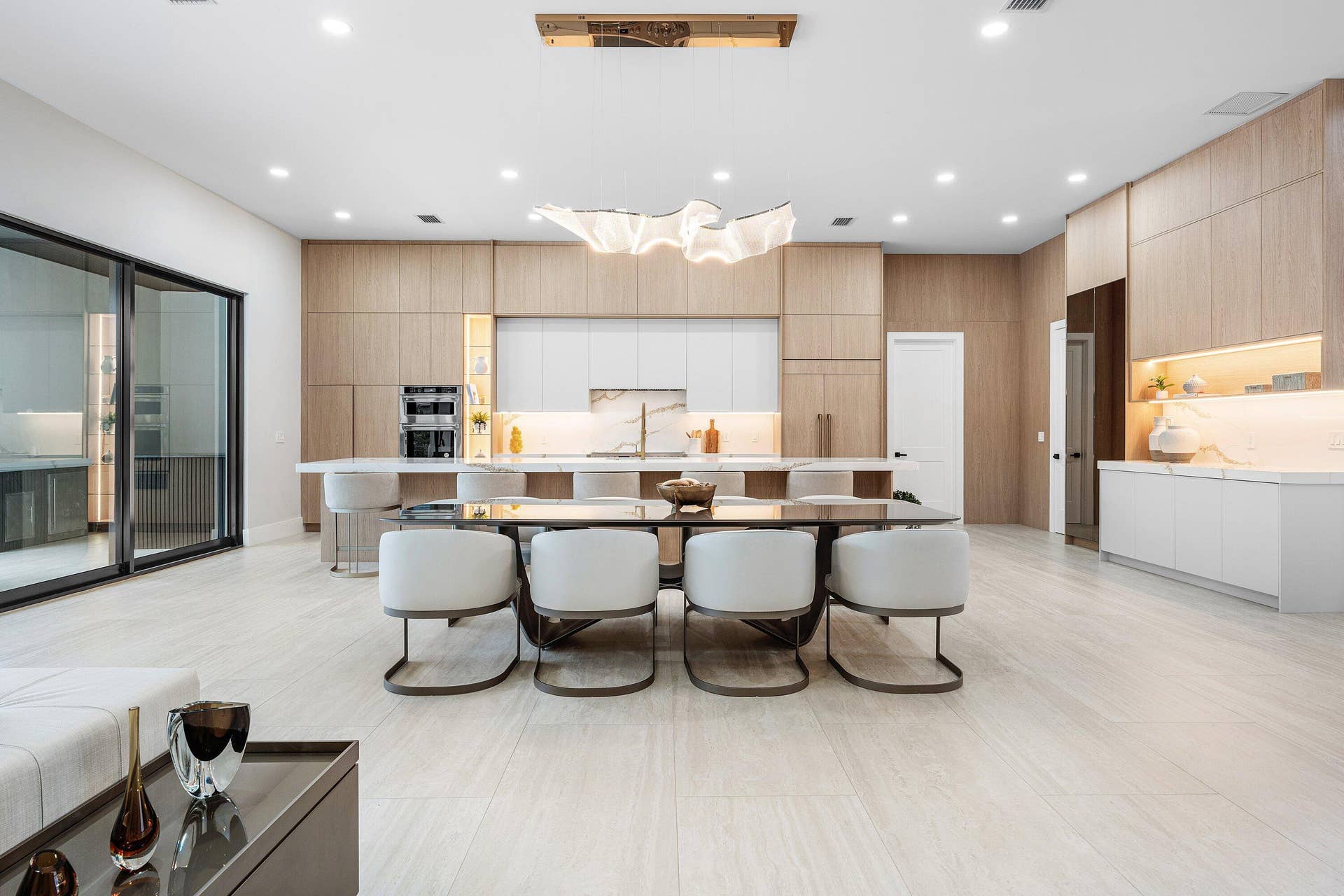 Open concept kitchen
