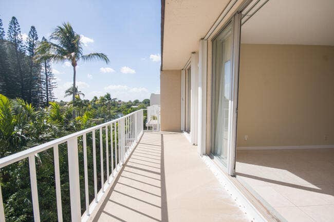 3575 S Ocean Boulevard, #408, South Palm Beach, South Palm Beach, FL 33480 Large Balcony