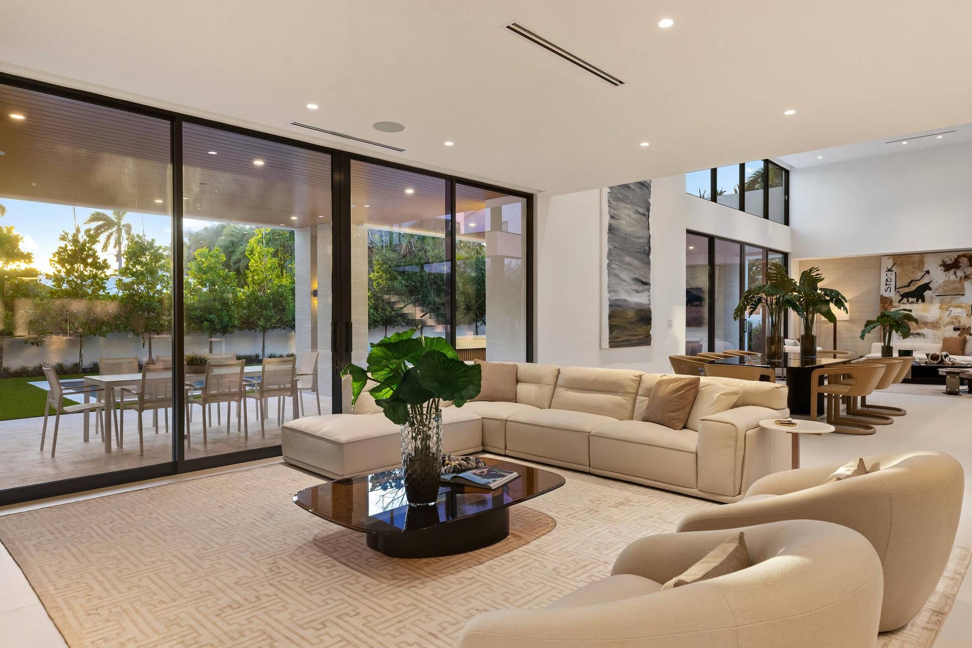 1351 Cocoanut Road, Boca Raton, FL 33432 FAMILY ROOM EVENING