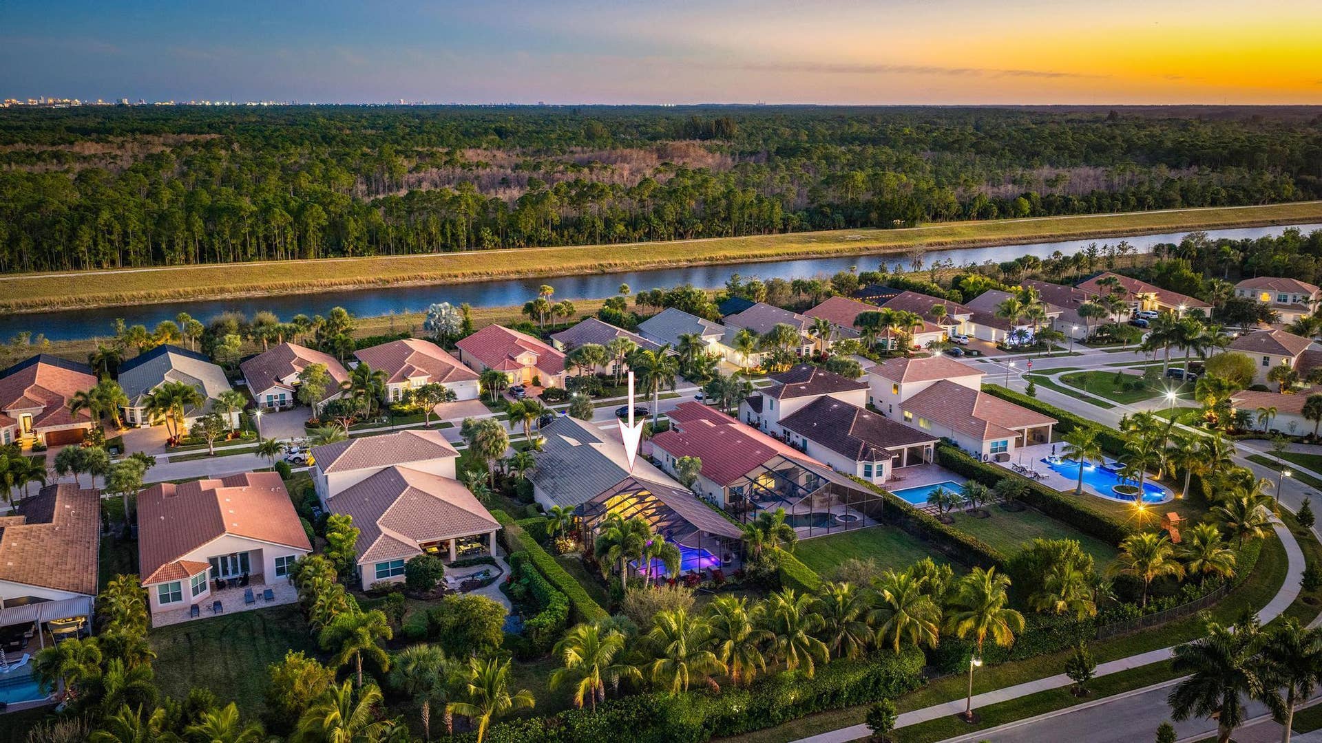 Aerial of home