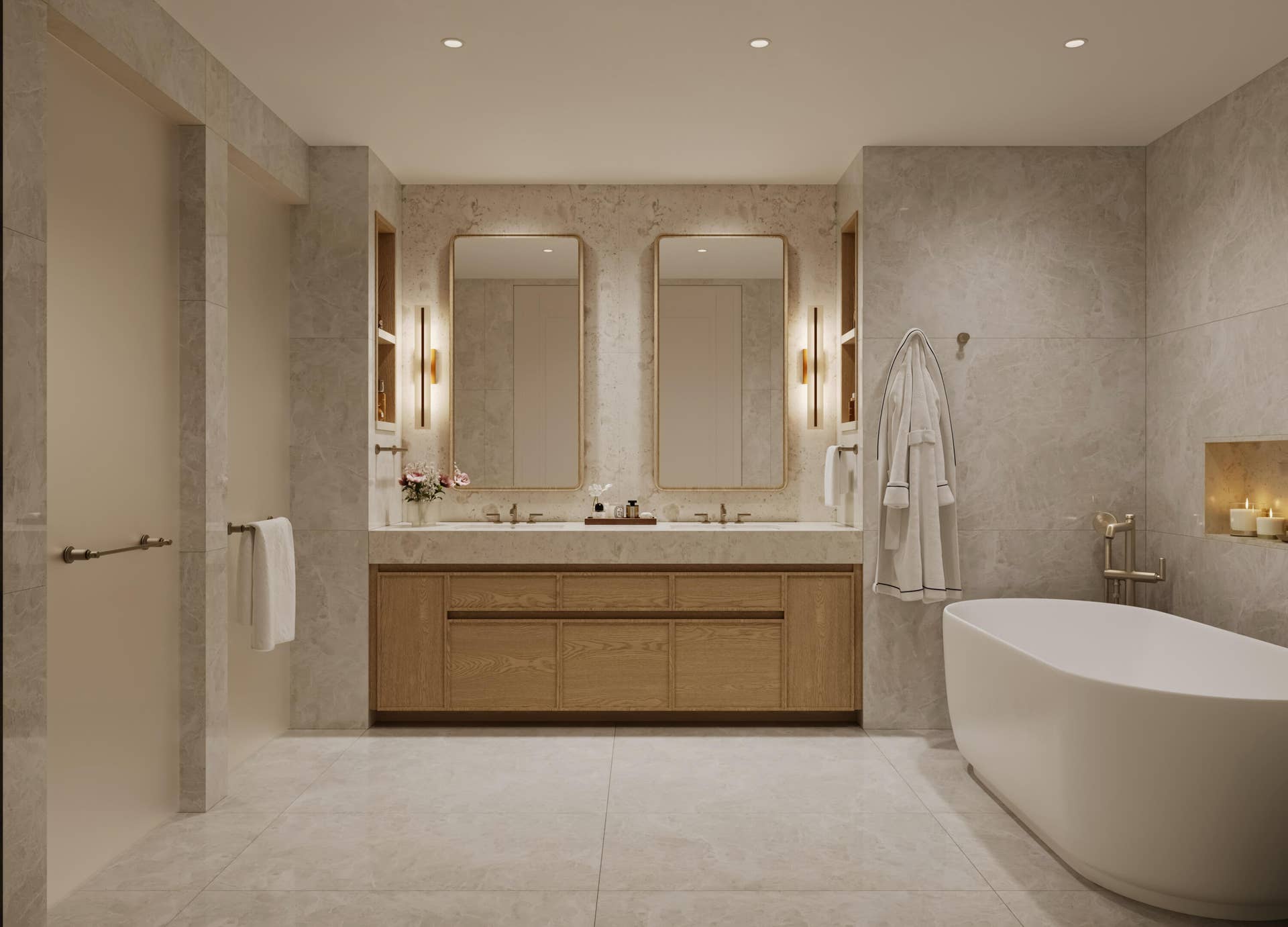 801 Seabreeze Boulevard, #Ph 2302, Fort Lauderdale, FL 33316 Private Residences Primary Bathroom