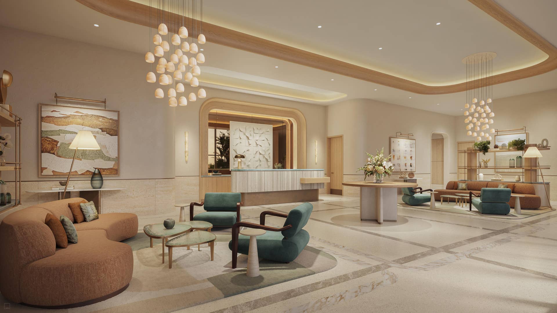 801 Seabreeze Boulevard, #Ph 2302, Fort Lauderdale, FL 33316 Private Residences Arrival-Lobby