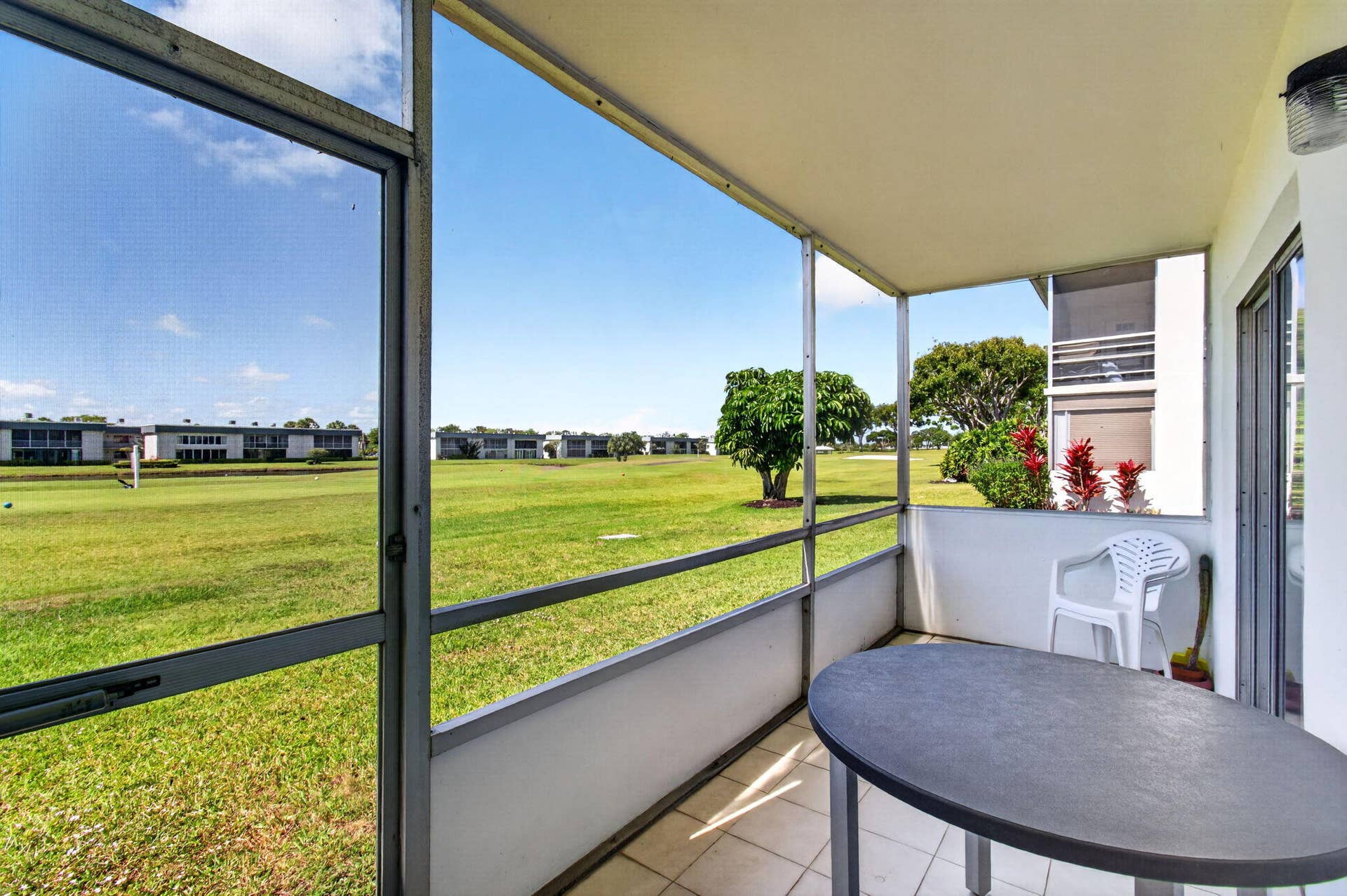167 Normandy, #D, Delray Beach, FL 33484 Golf views from this 1st Floor Condo and Corner Views to Greenspace