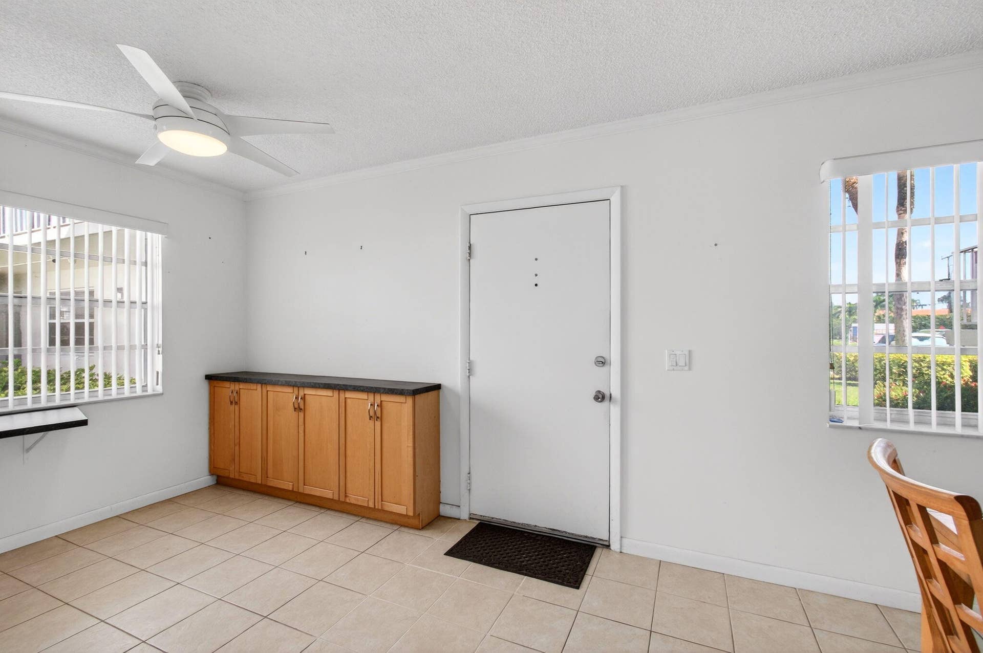 167 Normandy, #D, Delray Beach, FL 33484 Extra Storage Cabinets and Bright Light from Extra Corner Windows