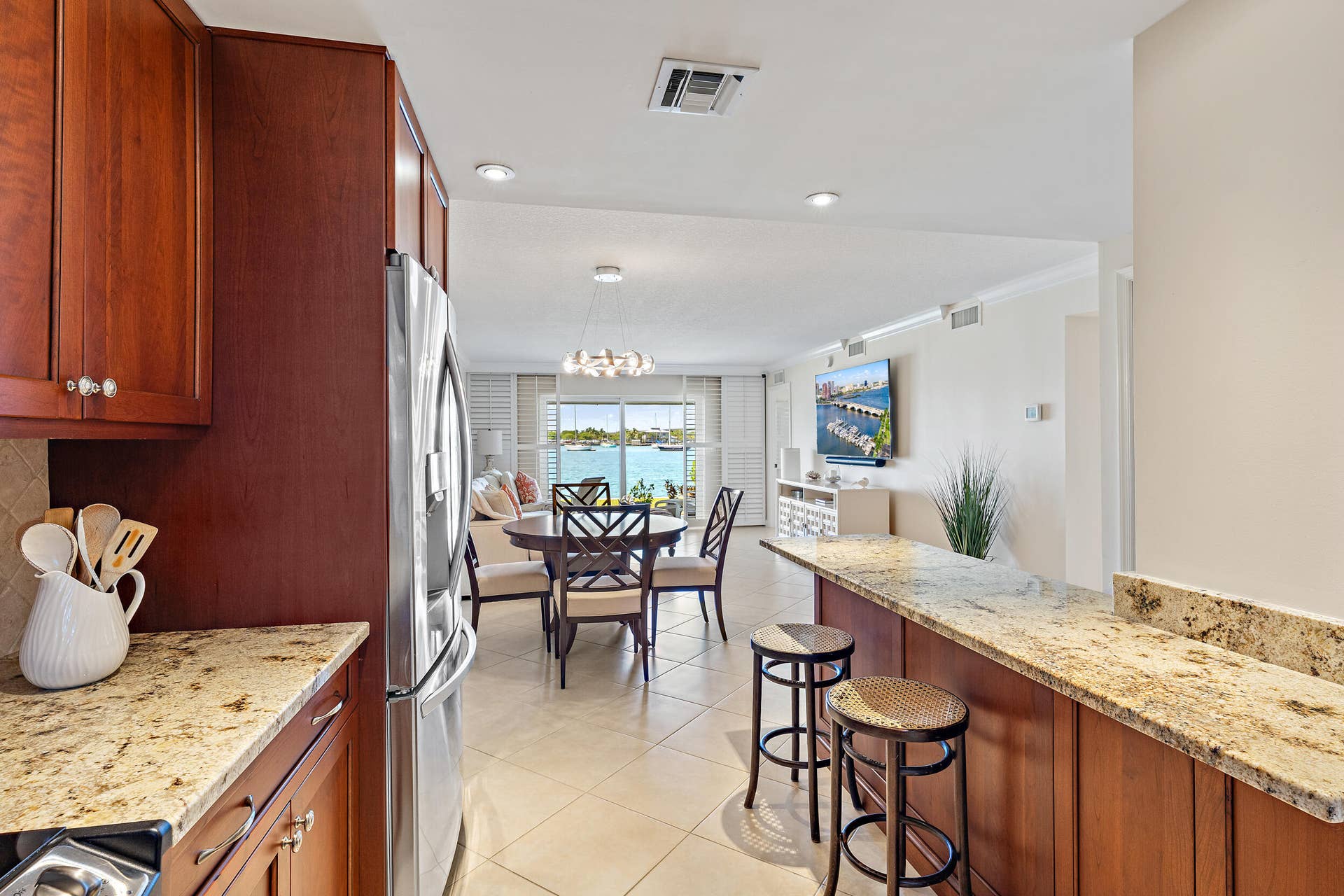 1051 Sugar Sands Boulevard, #156, Singer Island, FL 33404 Open~Kitchen
