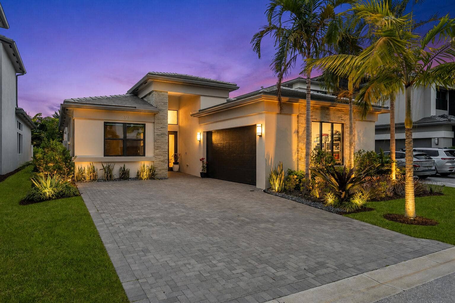 9273 Sunflower Meadow Road, Boca Raton, FL 33434 Exterior Twilight