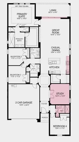 Additional highlights include: shower ILO tub, pocket sliding glass door