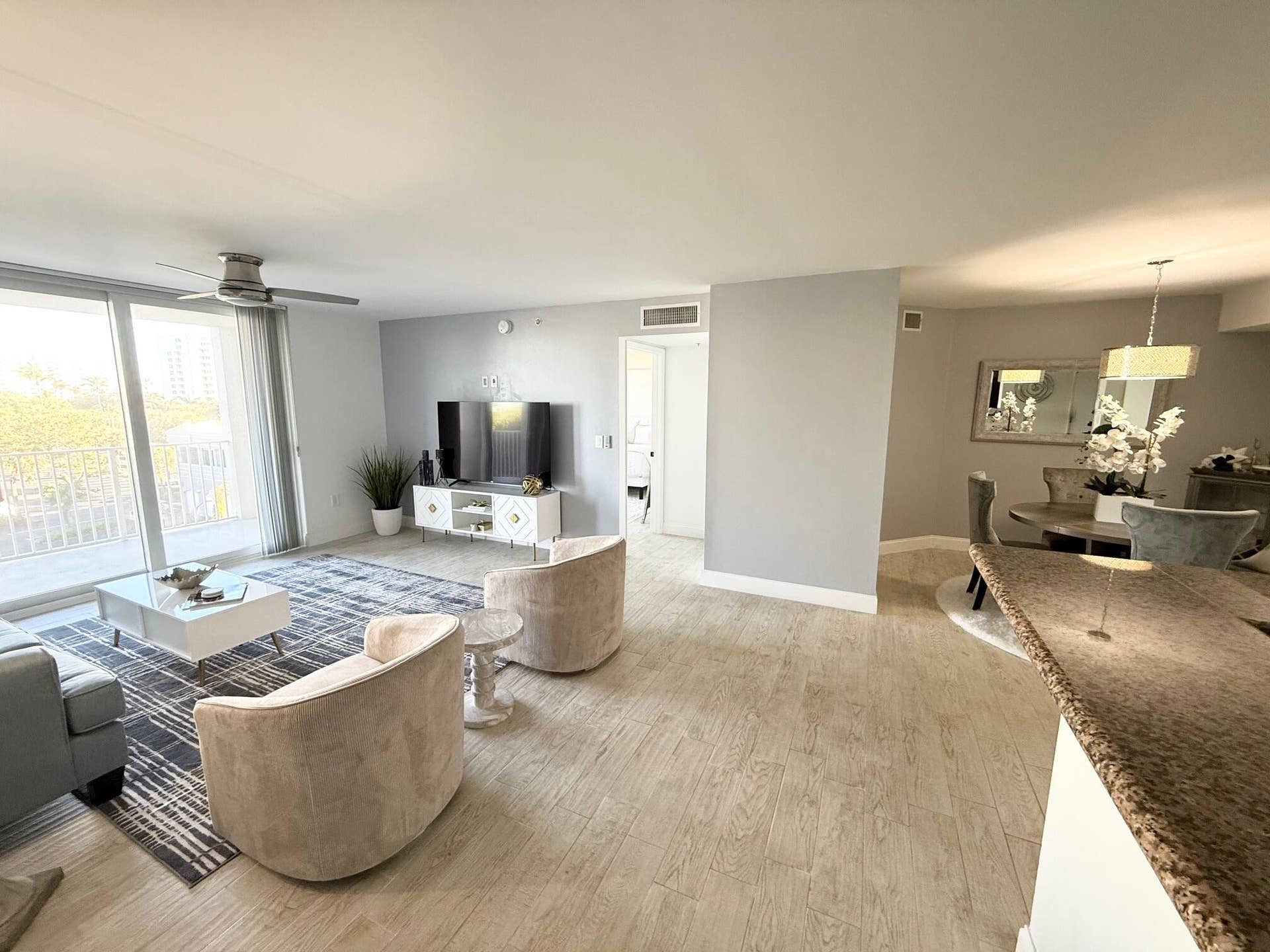 3594 S Ocean Boulevard, #406, Highland Beach, Highland Beach, FL 33487 406 living dining