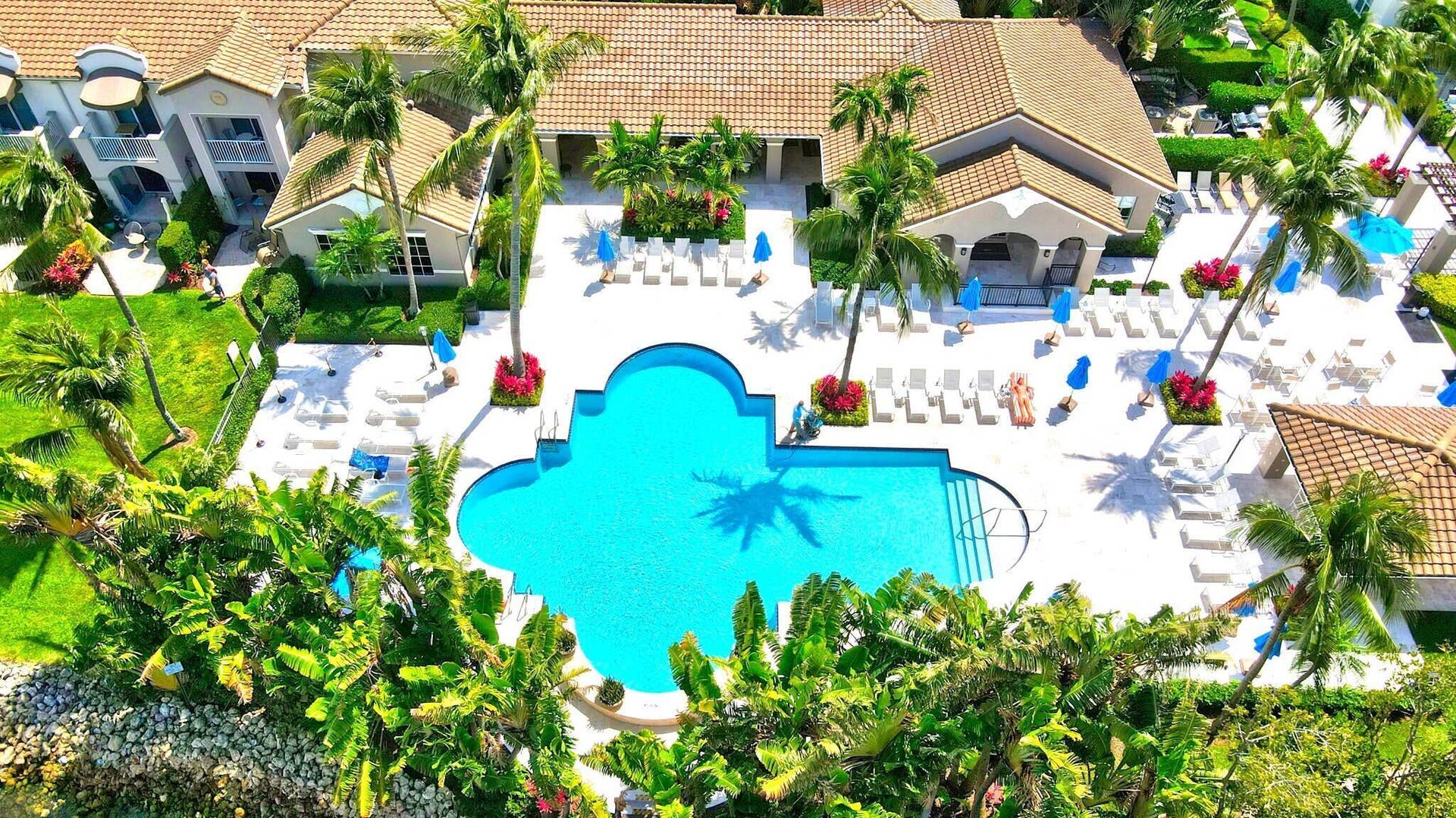 3594 S Ocean Boulevard, #406, Highland Beach, Highland Beach, FL 33487 Pool overhead