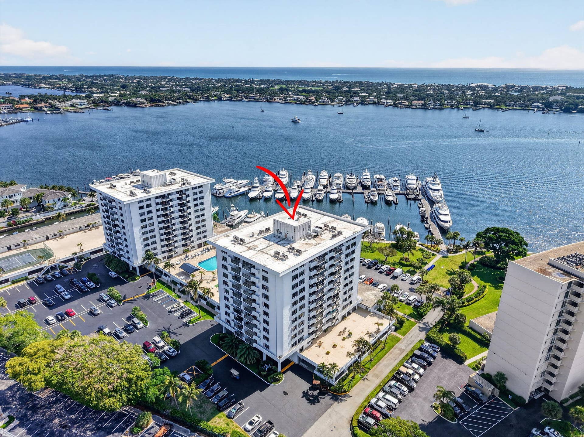 1200 Marine Way, #Bd2, North Palm Beach, FL 33408 Aerial Bldg B