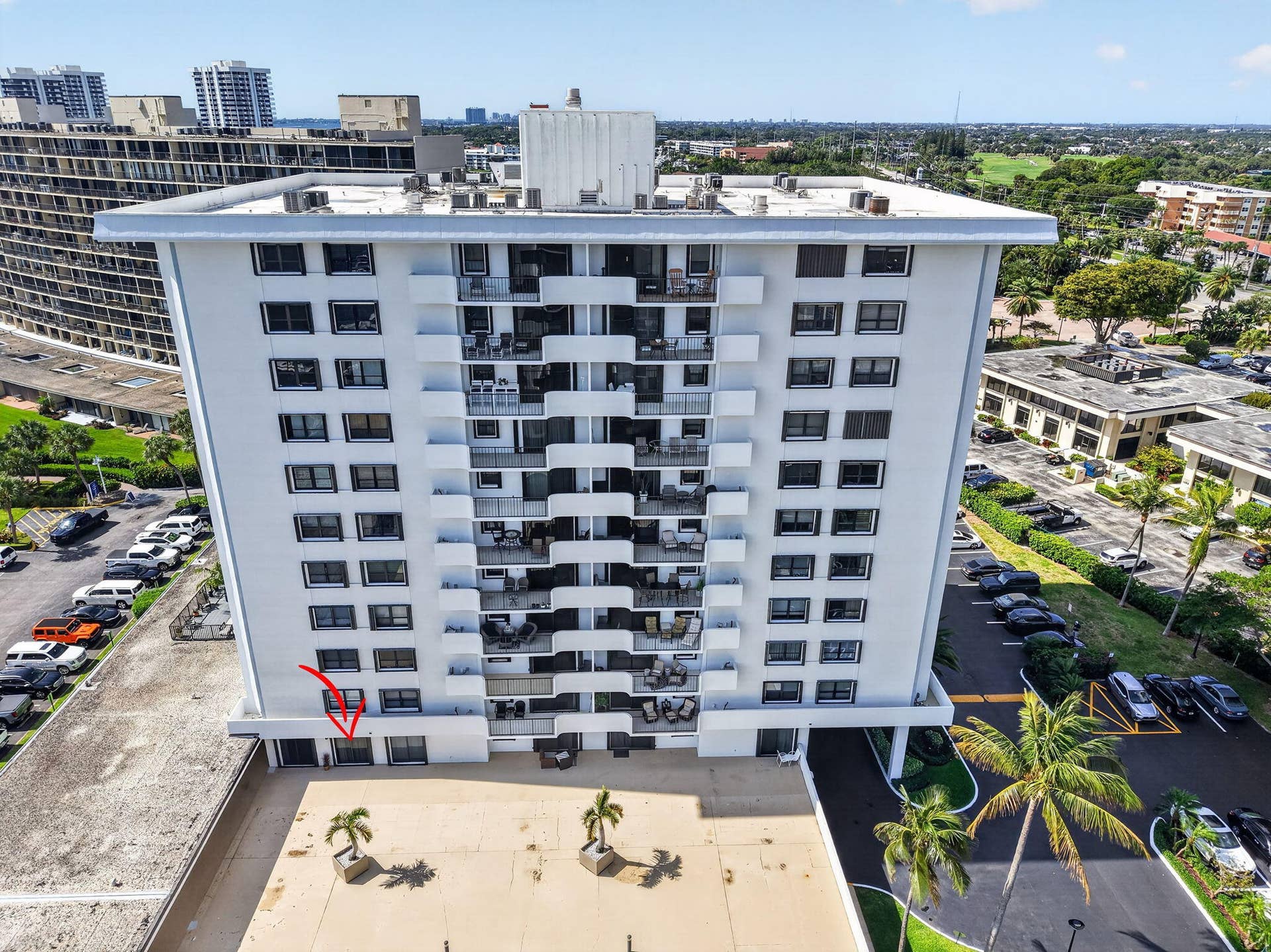1200 Marine Way, #Bd2, North Palm Beach, FL 33408 Aerial to Unit