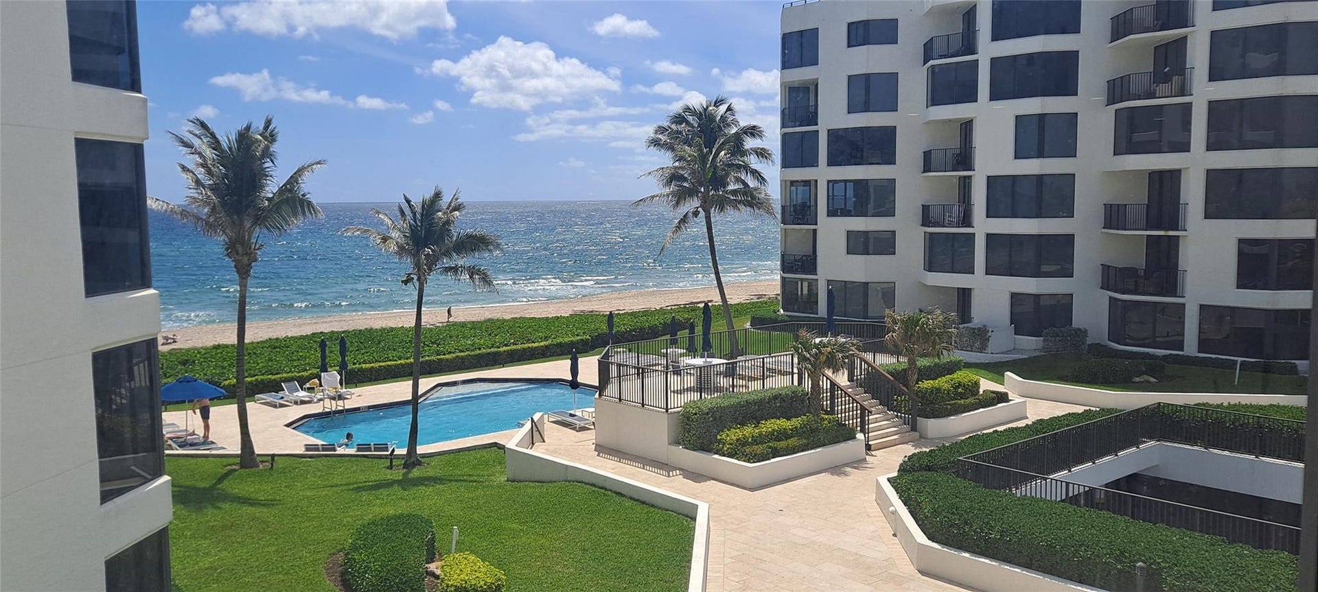 2565 S Ocean Boulevard, #201n, Boca Raton, Highland Beach, FL 33487 View from Living Area