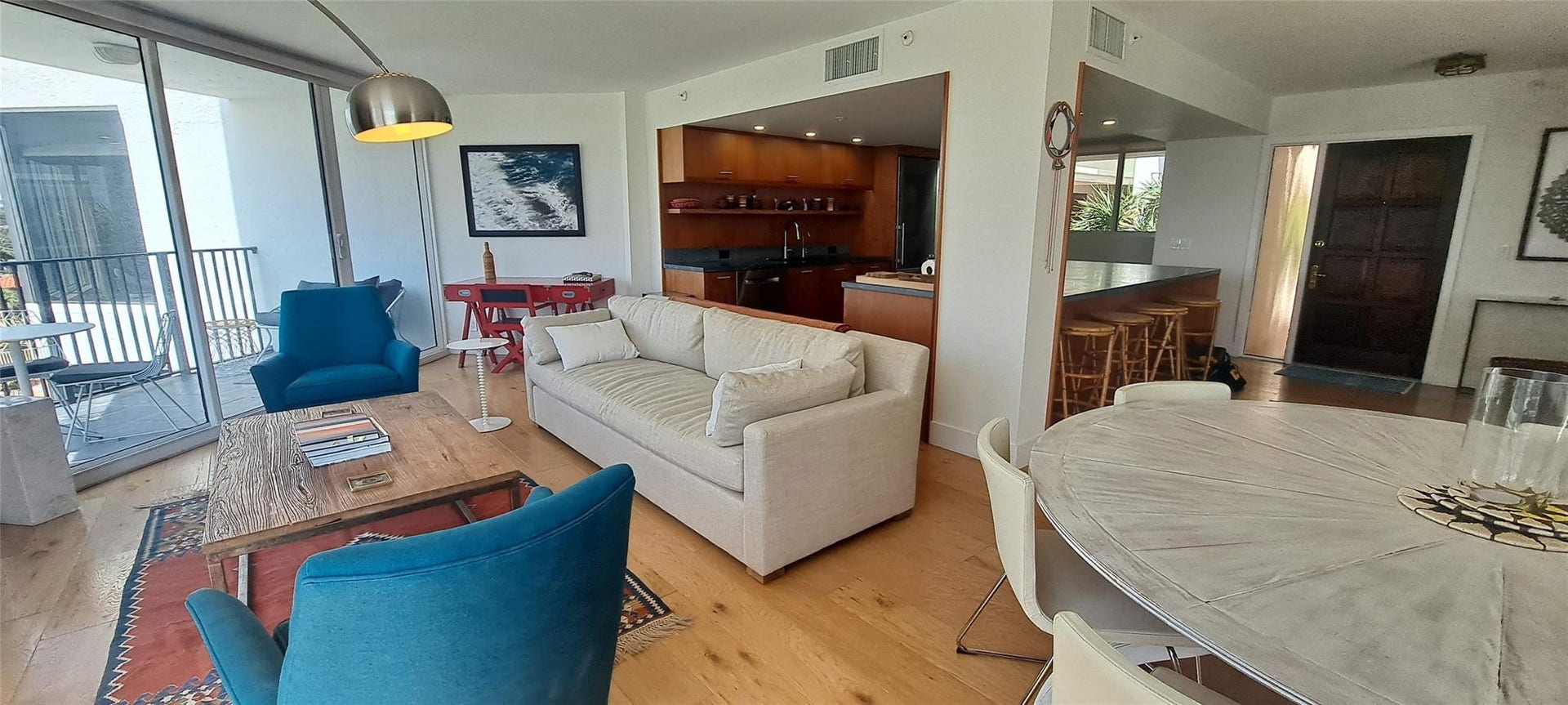 2565 S Ocean Boulevard, #201n, Boca Raton, Highland Beach, FL 33487 Living / Kitchen / Dining Areas