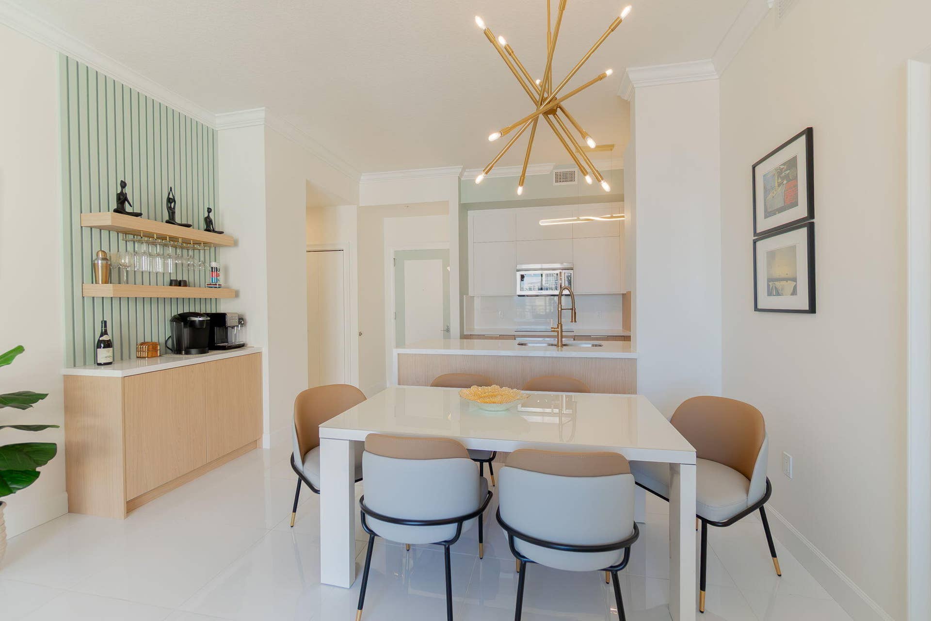 Remodeled Kitchen and Dining Areas