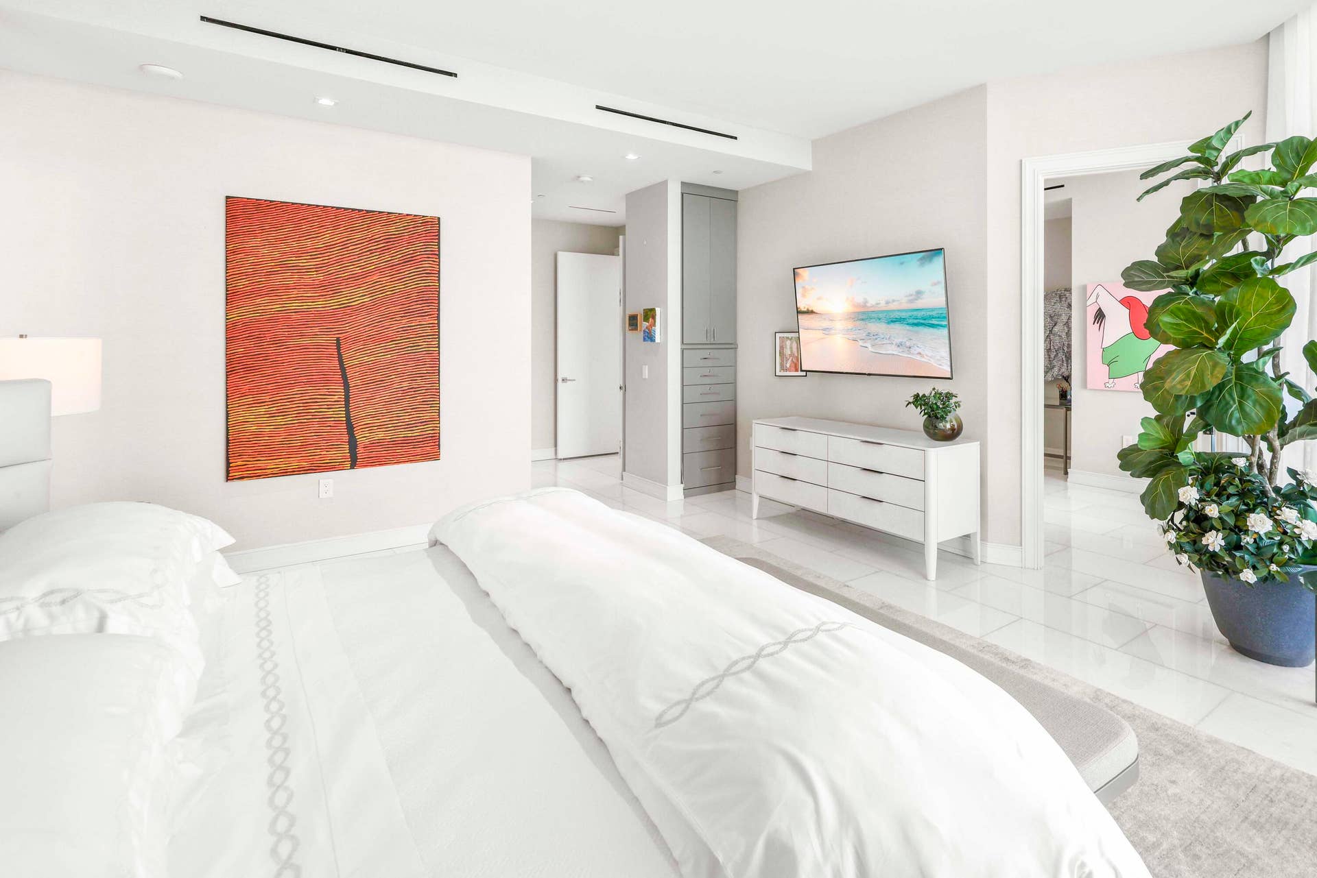 1100 S Flagler Drive, #601, West Palm Beach, FL 33401 Primary Bedroom
