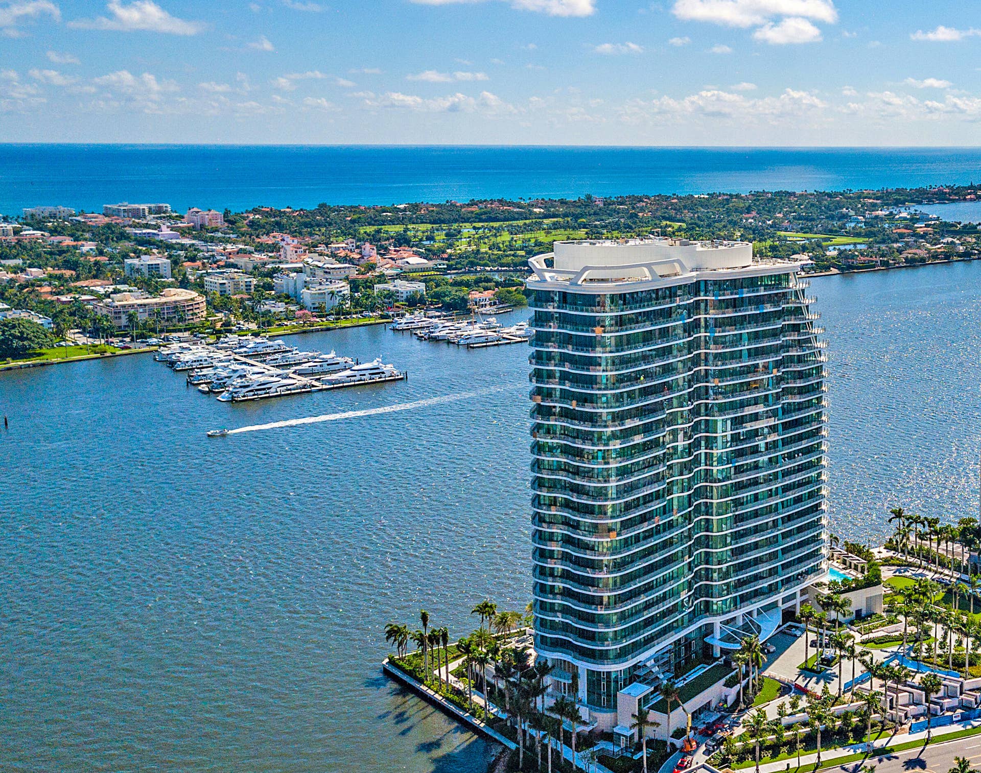 1100 S Flagler Drive, #601, West Palm Beach, FL 33401 The Bristol Aerial