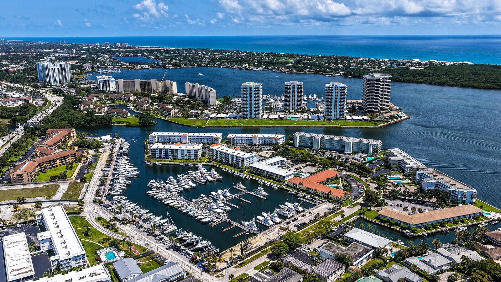 37 Yacht Club Drive, #Unit 202, North Palm Beach, FL 33408 Aerial of Community