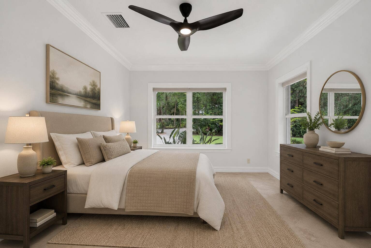 Virtually Staged Bedroom 3