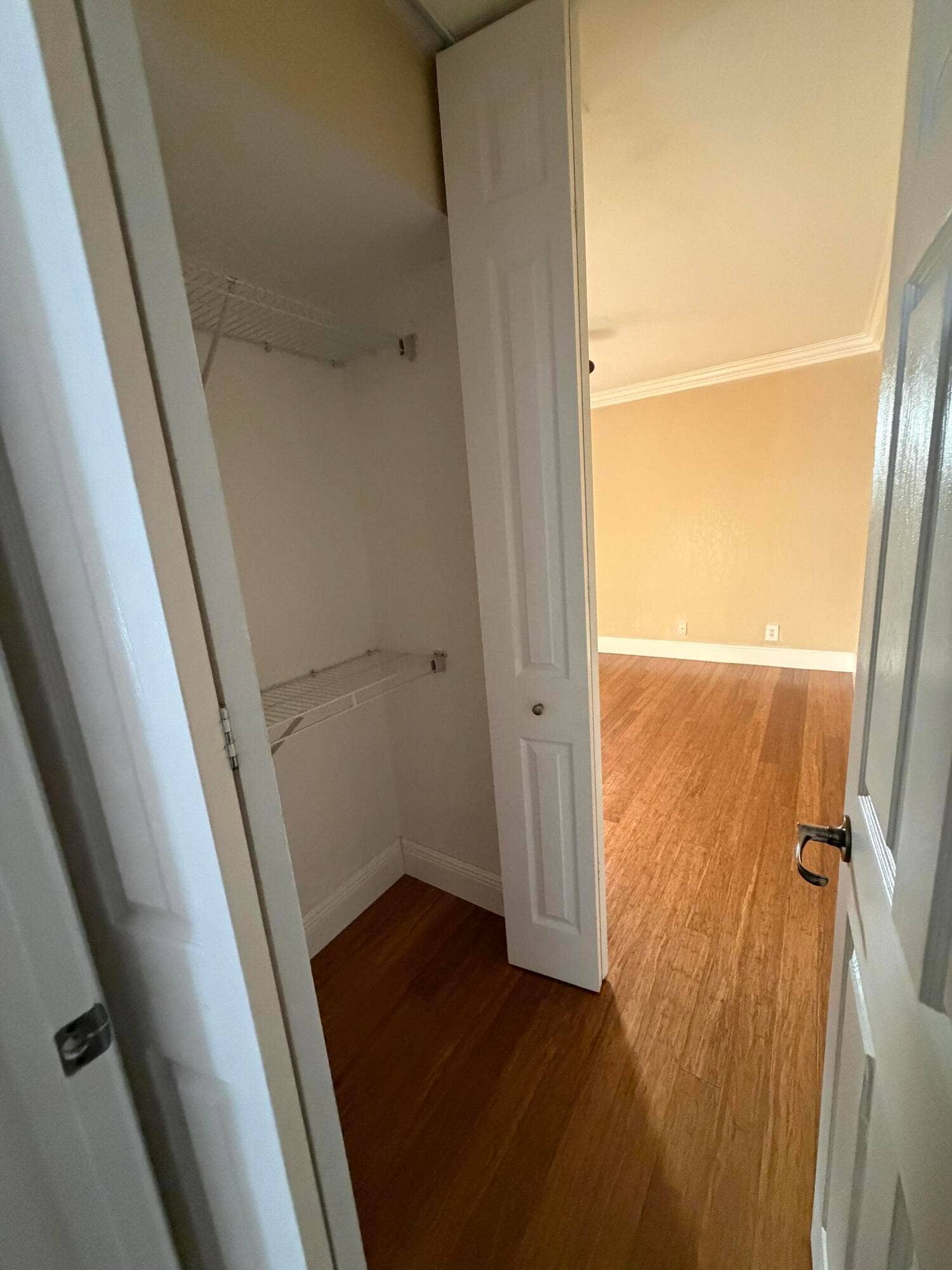 Upstairs bedroom closet
