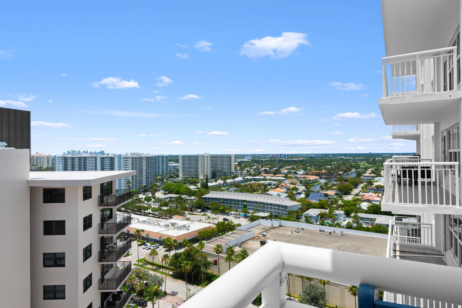 Balcony looking west