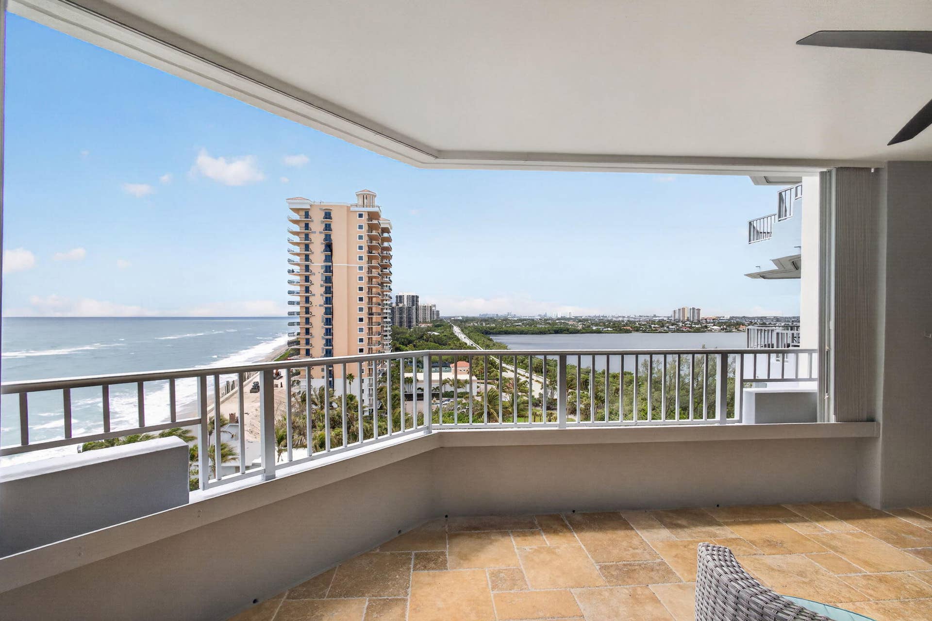 5200 N Ocean Drive, #1004, Singer Island, FL 33404 Balcony View