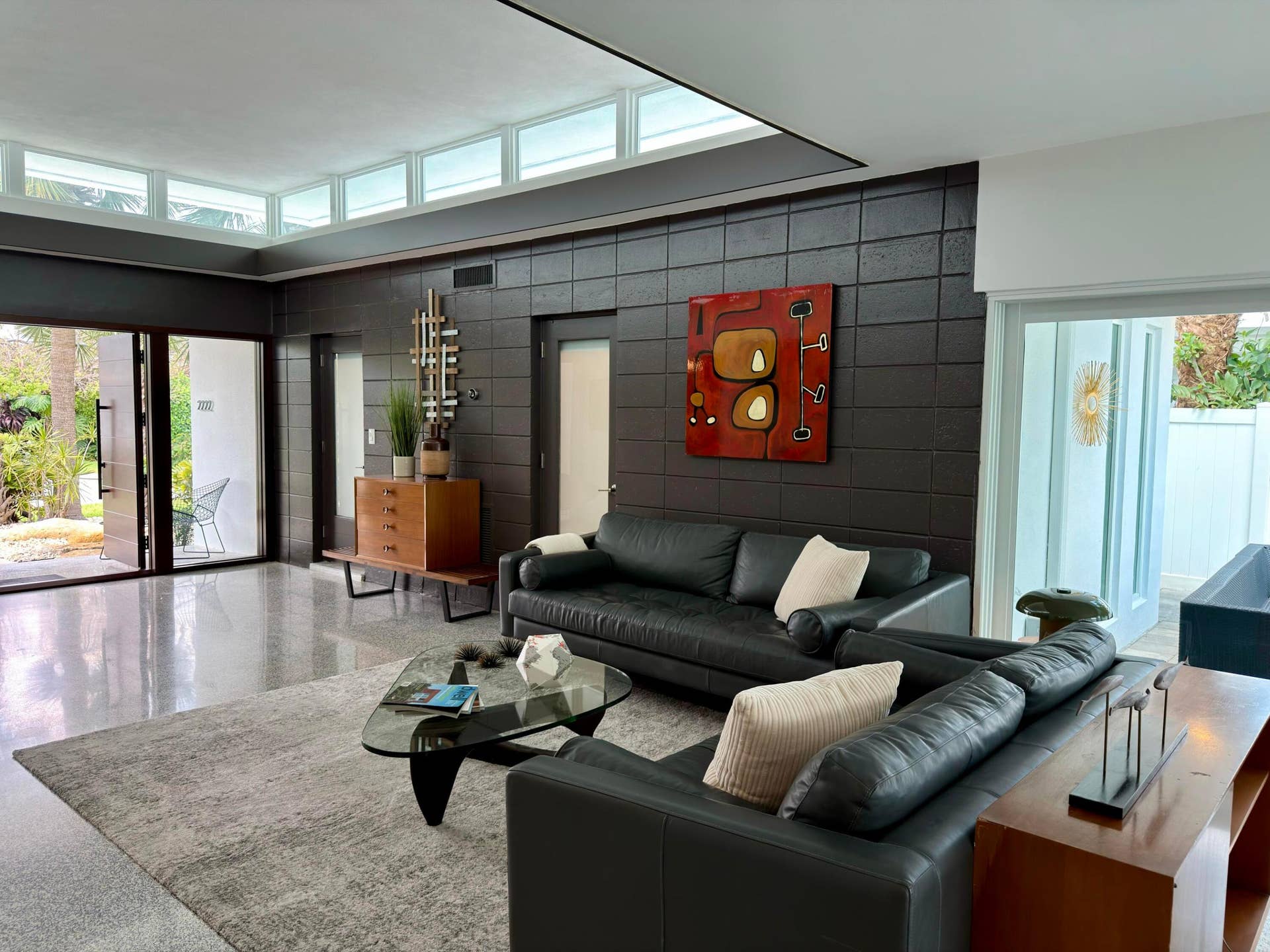 2222 NE 15th Court, Fort Lauderdale, FL 33304 original exposed cement block wall