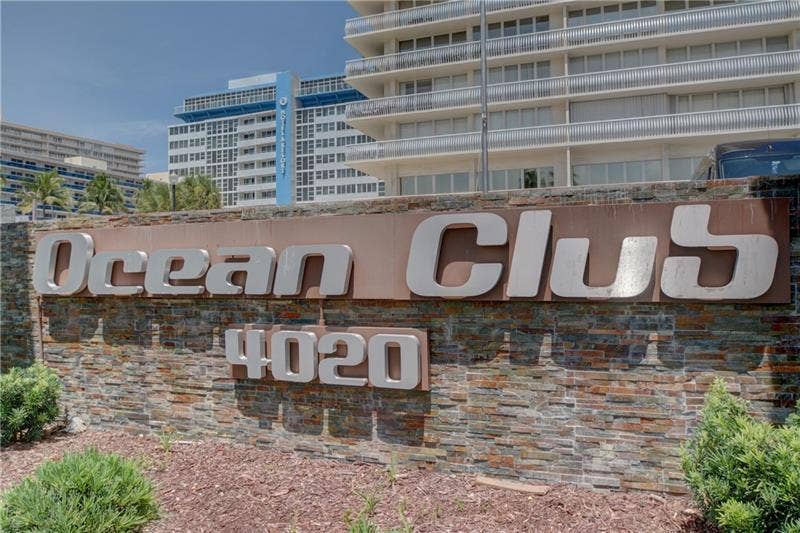 ocean club entrance