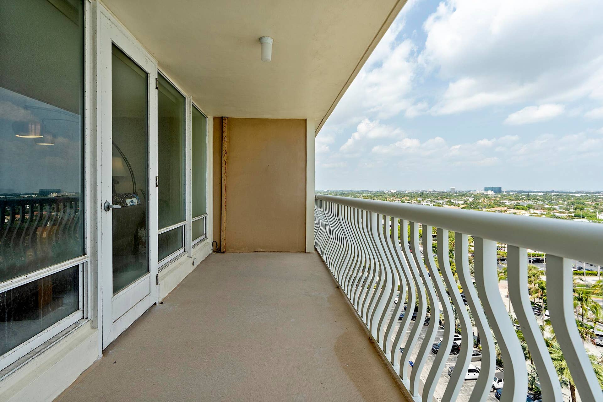 Large Balcony with Northwest View