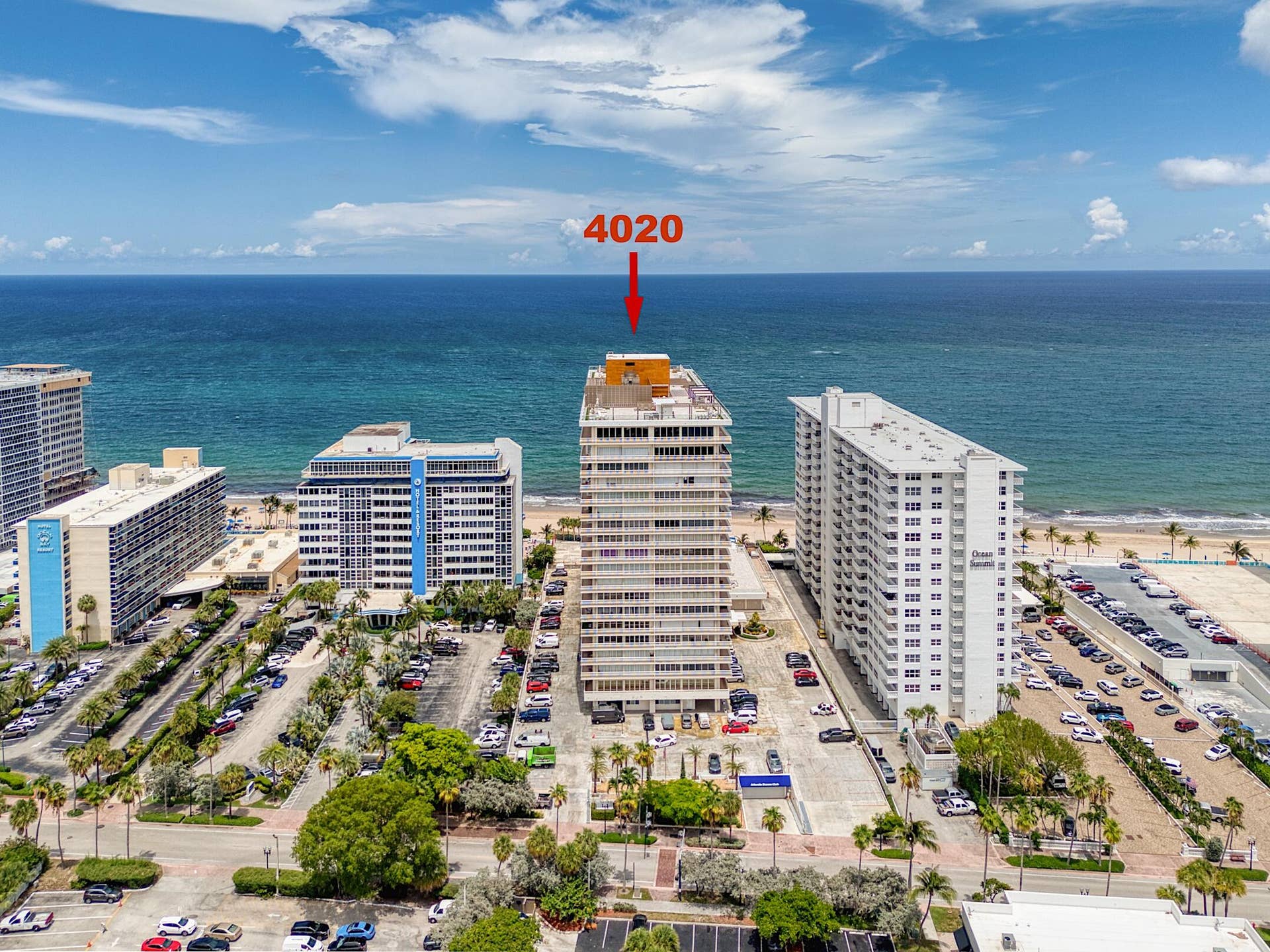 Aerial View of the Ocean Club