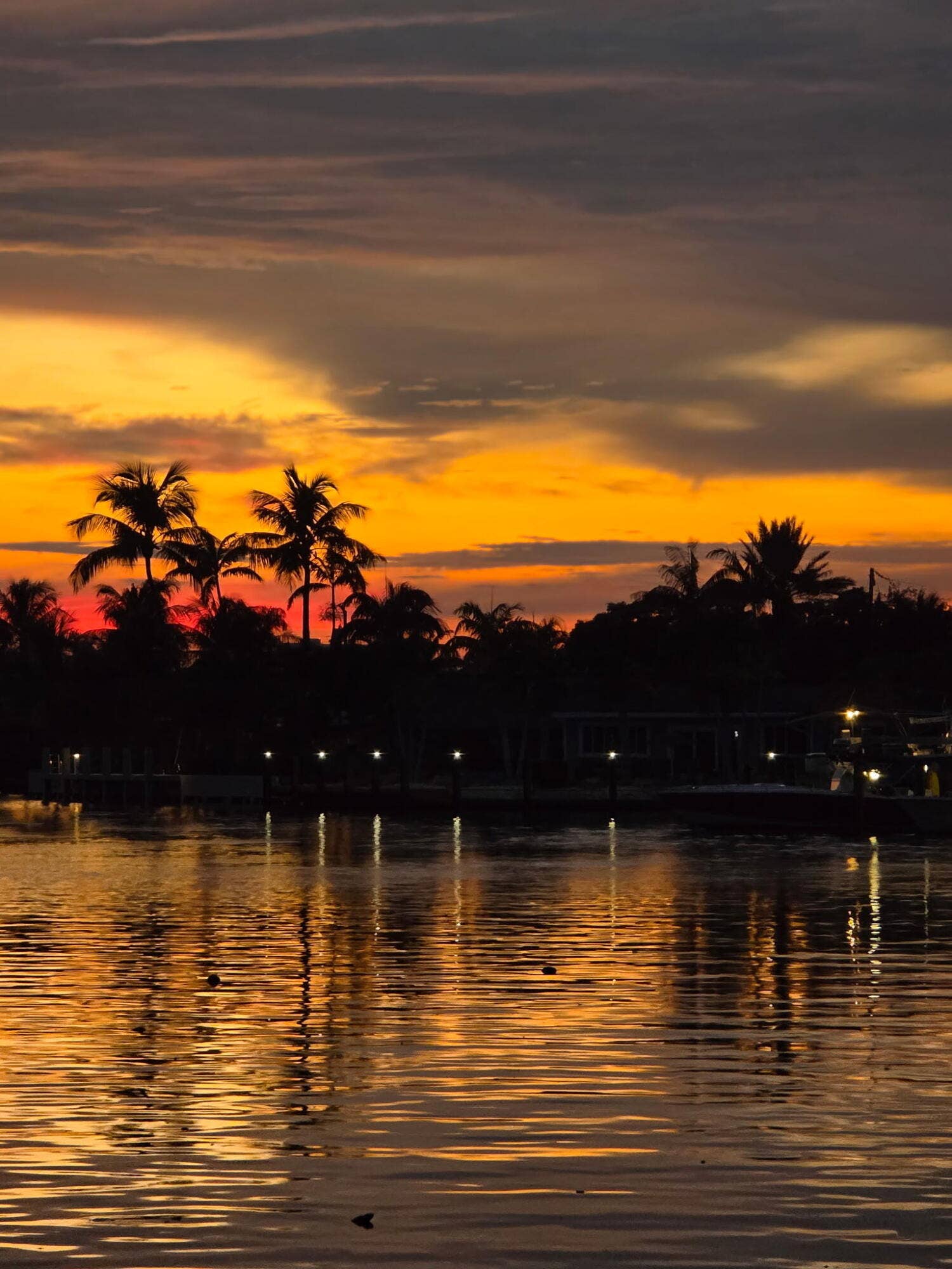 View at sunset