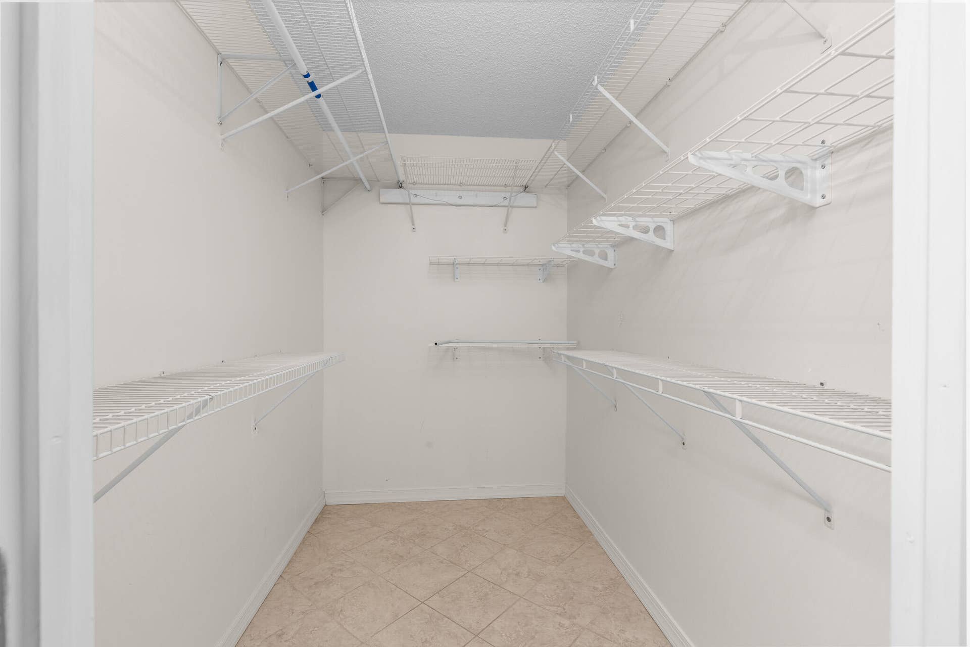 Primary huge walk in closet